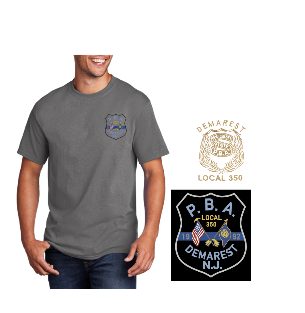 DEMAREST PBA grey tri blend tee