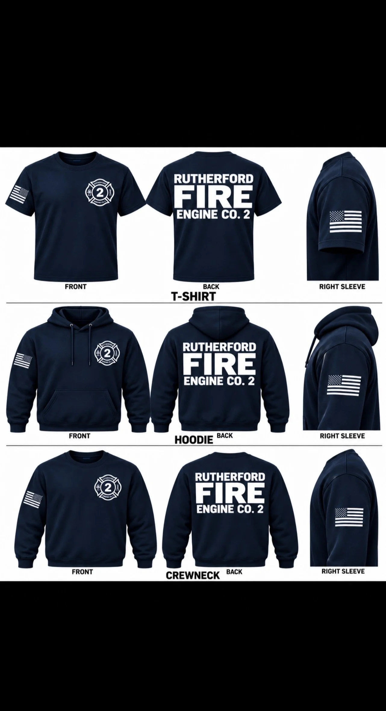 RUTHERFORD FD engine apparel