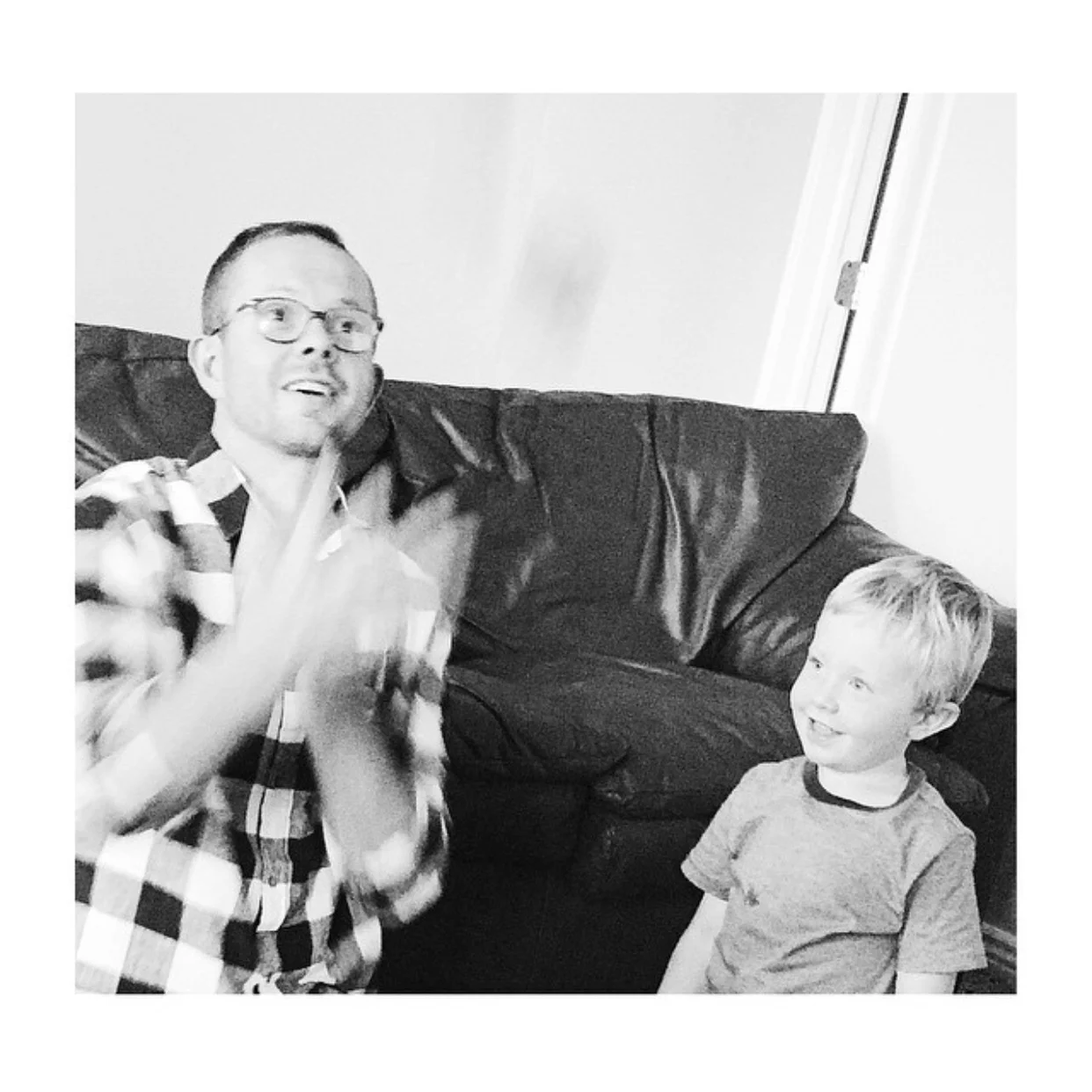 Dads know all the cool tricks. 