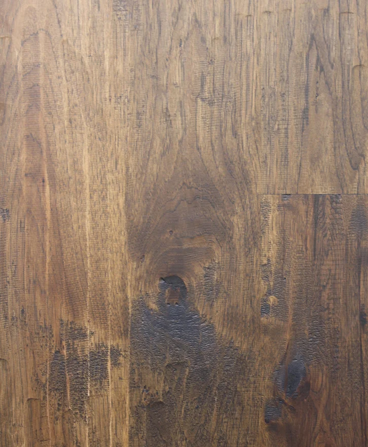 Hickory Hand Scraped with Classic Brown