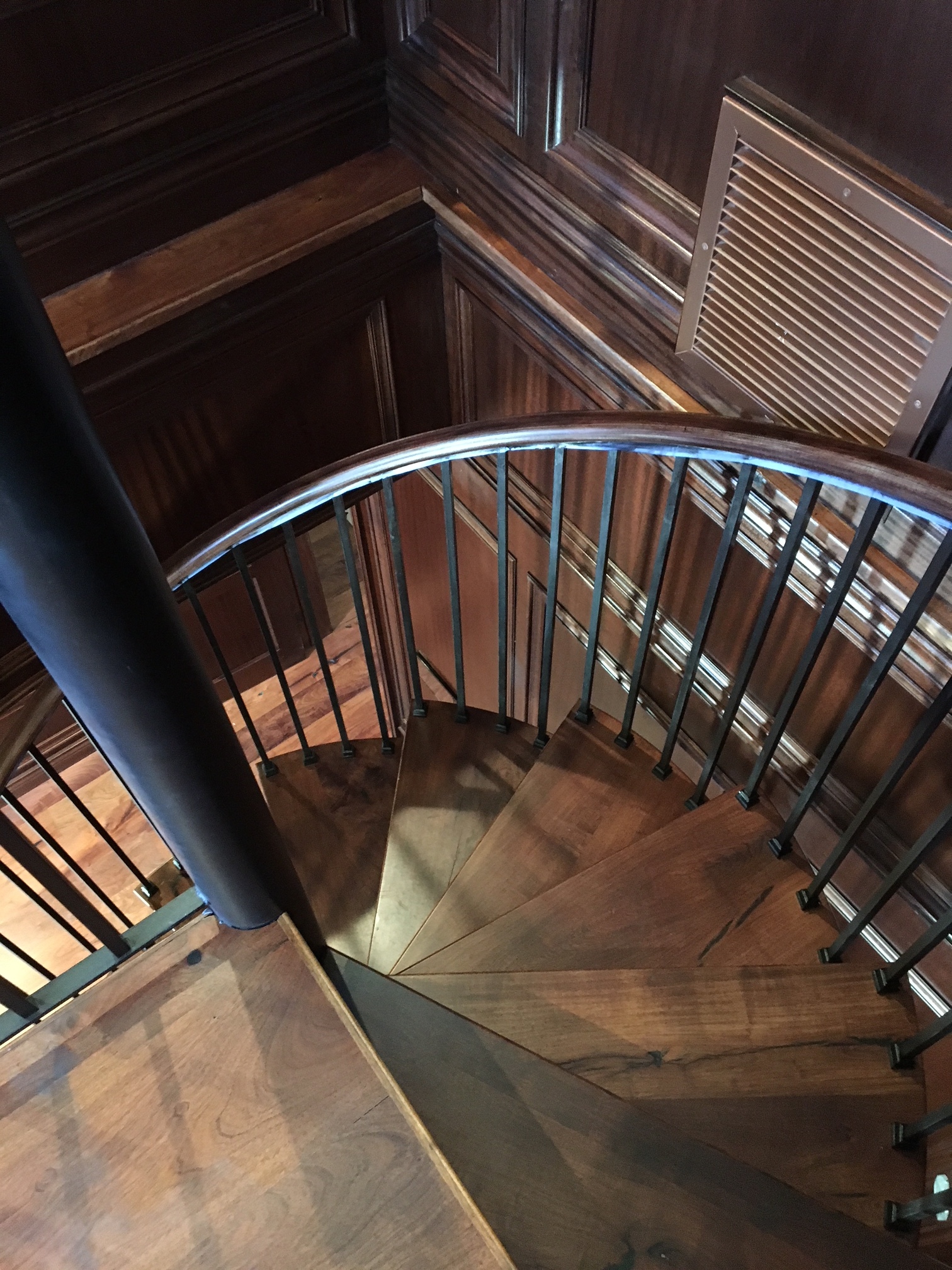 Mesquite Spiral Stairs located in Dripping Springs