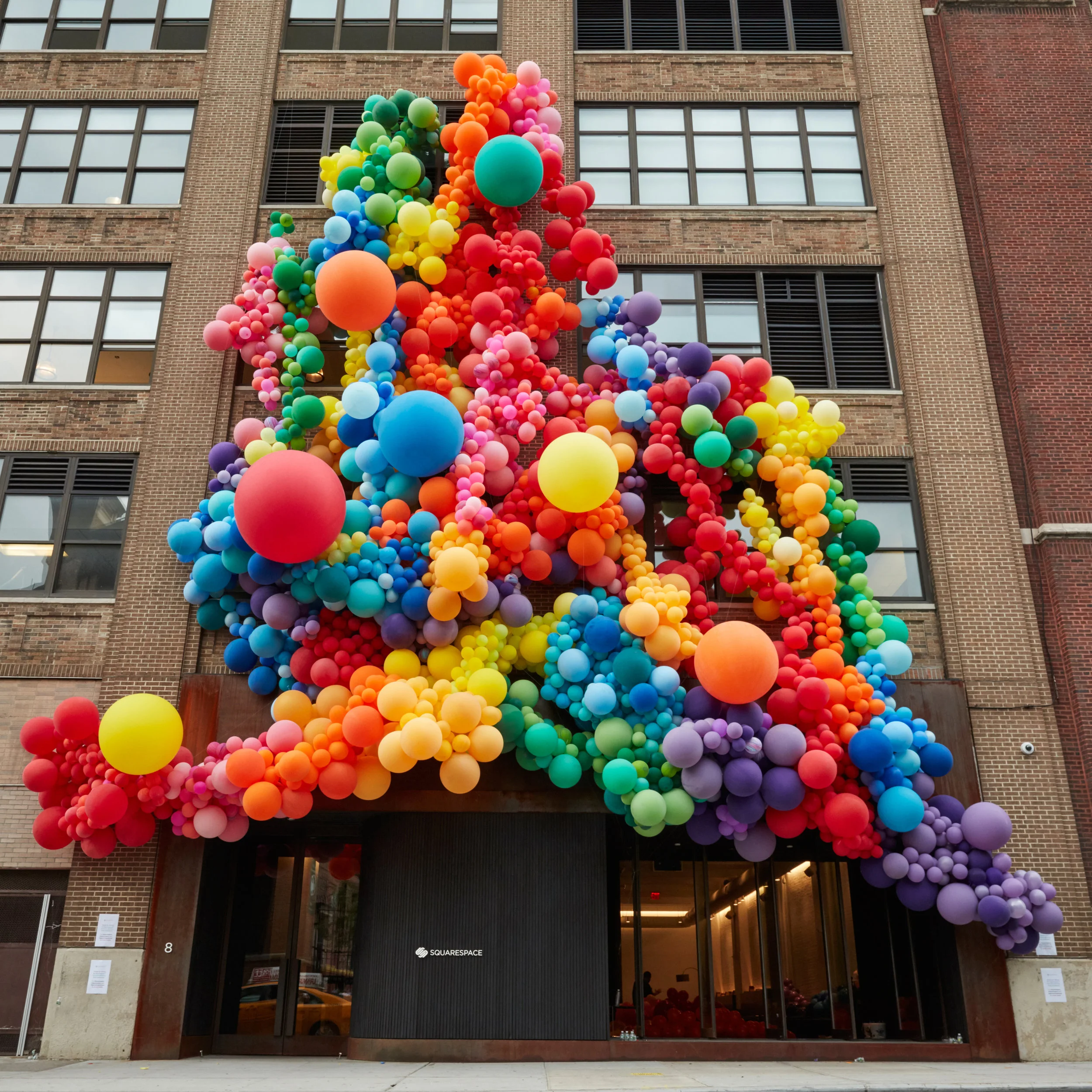 Squarespace x Geronimo Balloons for NYC Pride