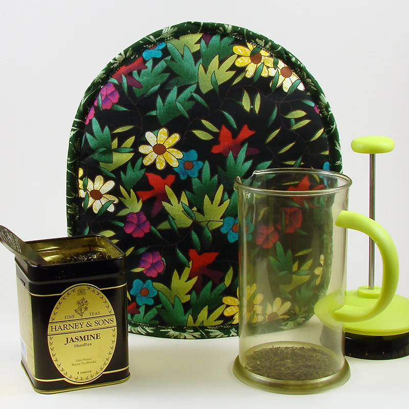 Koffee Kozee for French press -- Birds in Garden