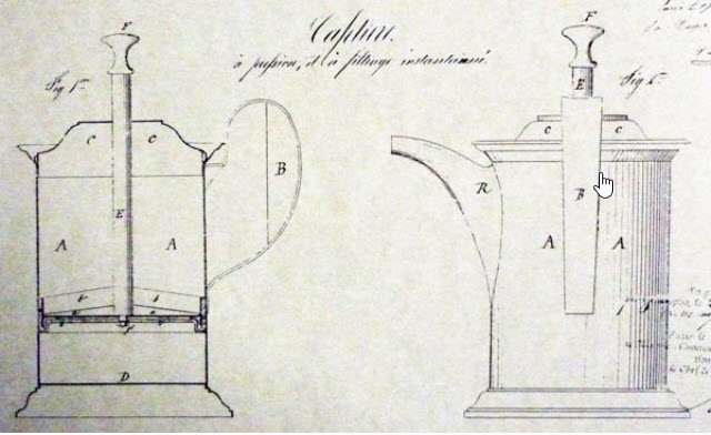 First French press design. Mayer and Delforge 1852. perfectdailygrind.com