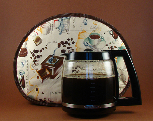 Insulated Teapot Cozy Quilted Fabric Tea Cover Thermal Tea Pot Warmer Black  Brown Dog Breed Small 