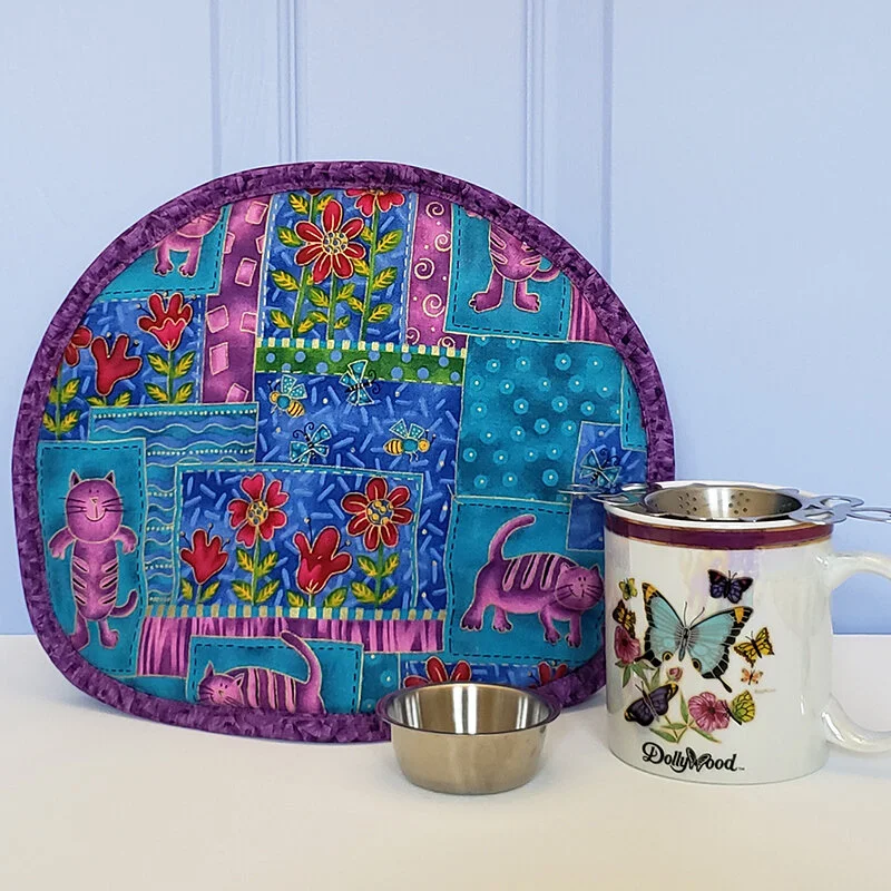 Tea Tabard 3  Whimsical Cats