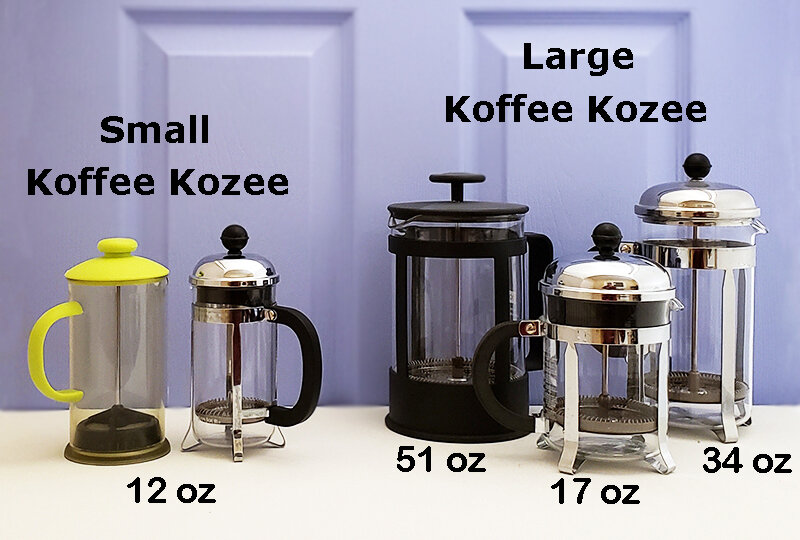 Koffee Kozee for French press -- Architecture of Coffee