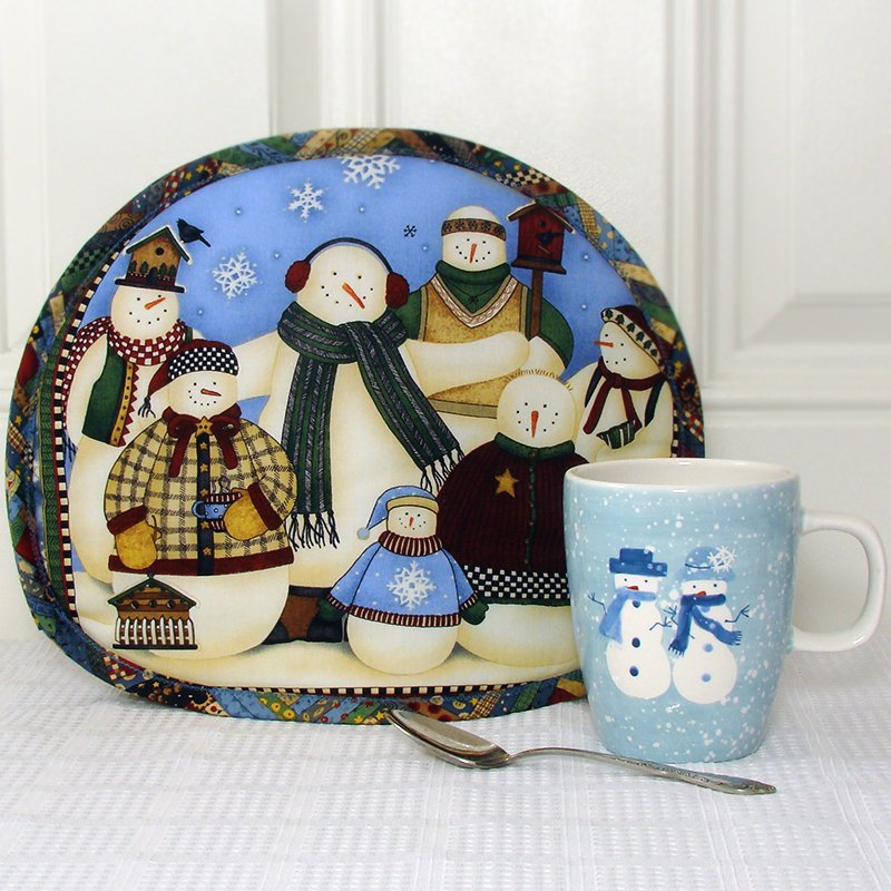 Tea Tabard 31 Snowmen Family Reunion