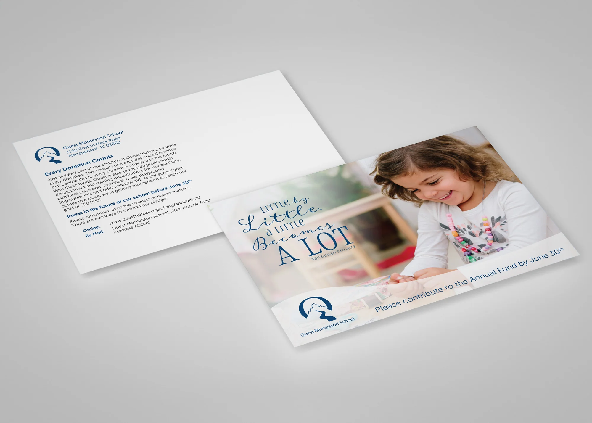 Quest Montessori Postcard
