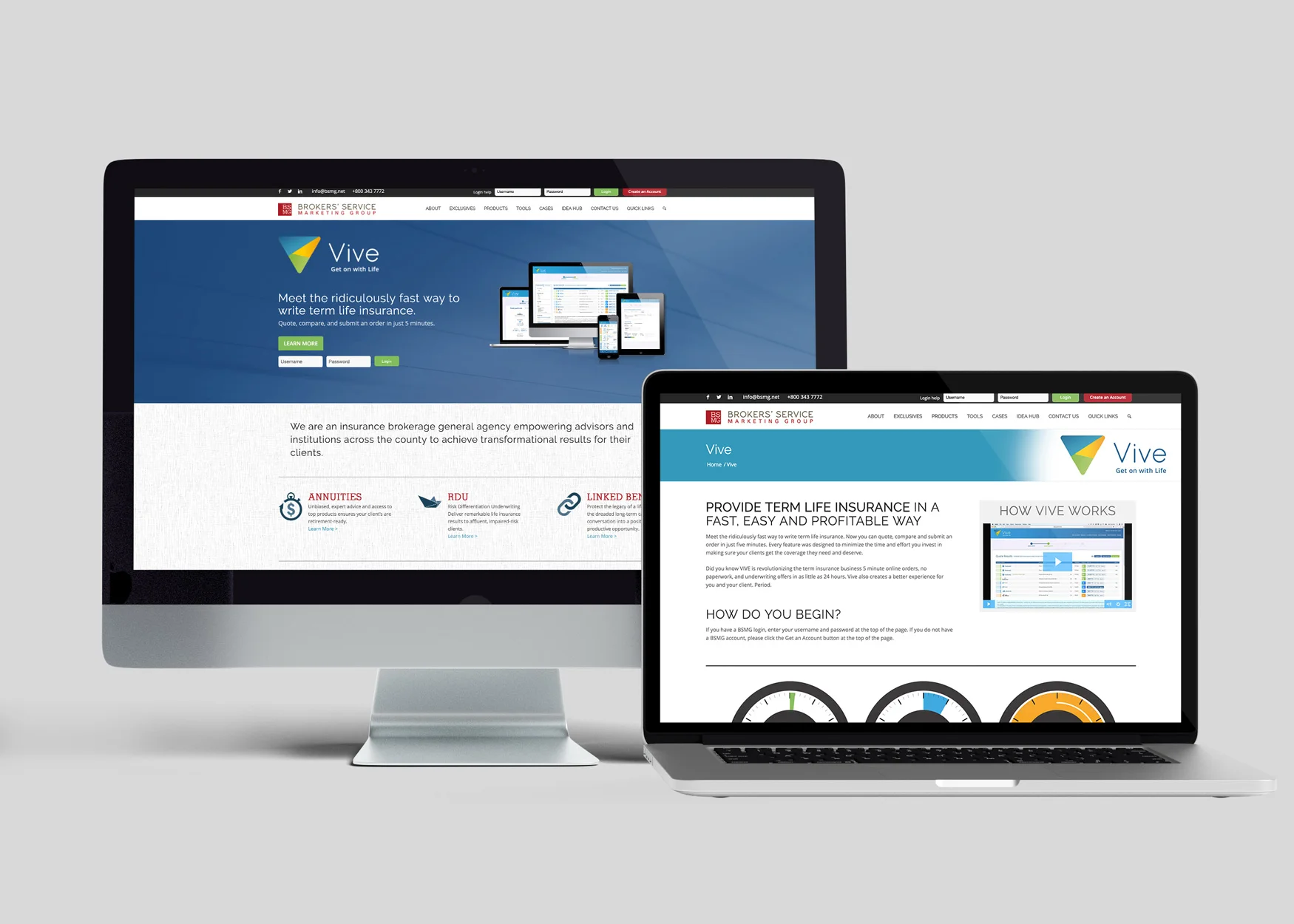 BSMG - Home page Redesign and Supporting Page Redesign