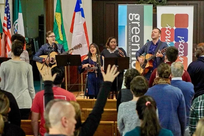 The Greenhouse missionary training week began with a time of multilingual and multicultural worship
