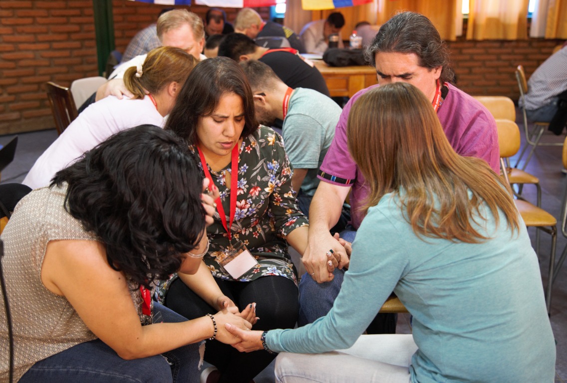 Each session was marked by times of intercession and prayer