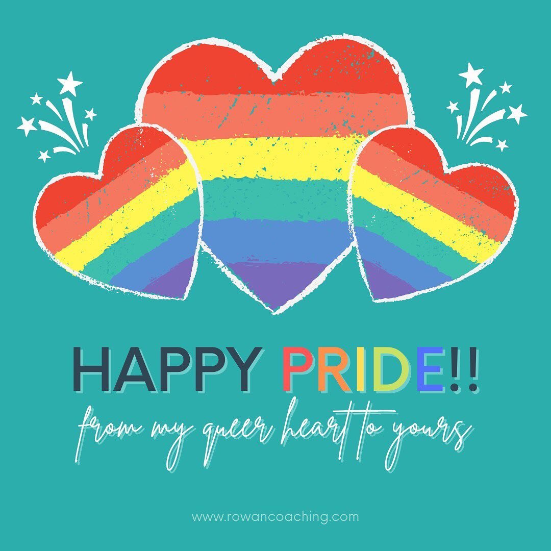 HAPPY PRIDE TO ALL MY PEOPLE!! Today (and all days), I wish us radical acceptance, vulnerable connection, true belonging, enthusiastic love from others (even if we&rsquo;re still working on enthusiastic love of self), physical safety as a default, th