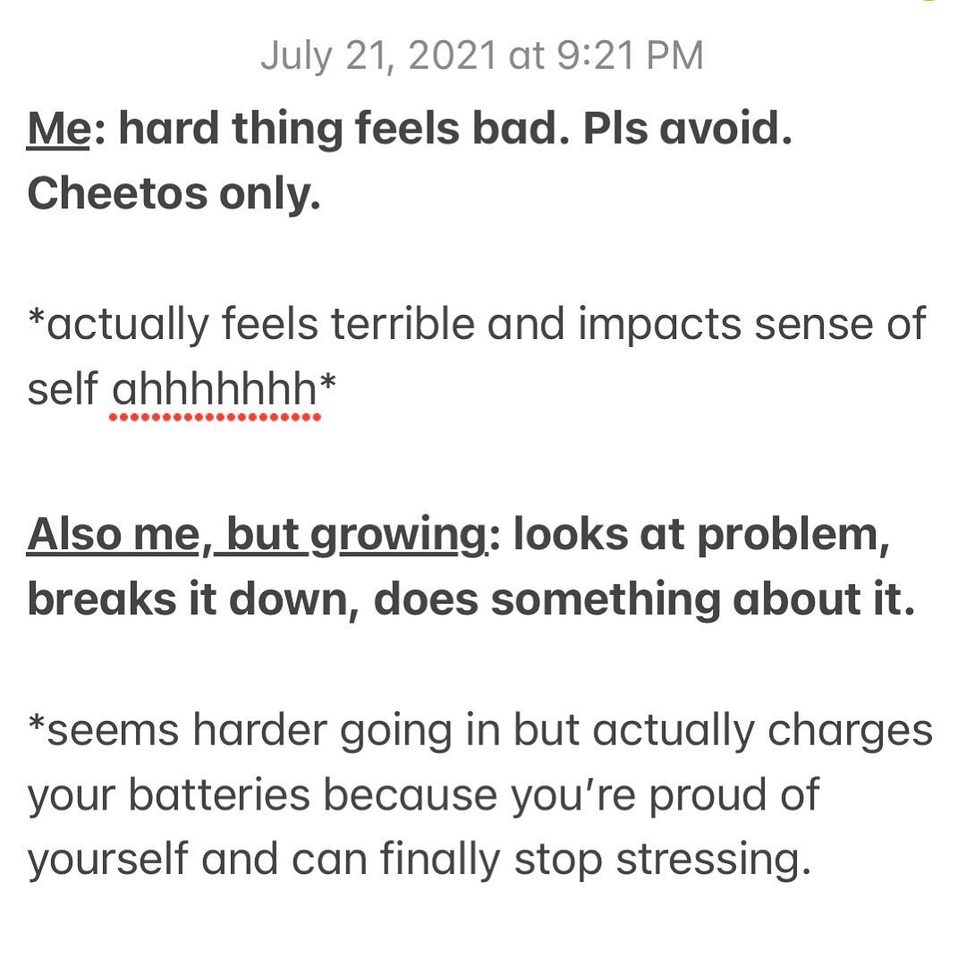 Me: &ldquo;fuck I can never find time to make badass IG graphics ahhhhhh.&rdquo;
Also Me: &ldquo;but wait, I do have time for the facts. Perfect can wait.&rdquo; 🧠🦾🌈#truth #realtalk #lifecoach #guiltisharder