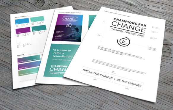 style guide for 2016 Champions for Change theme (an internal document)