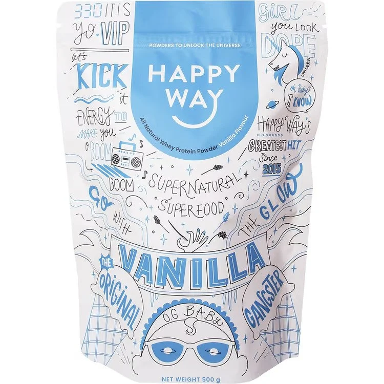 Happy Way Vanilla Whey Protein 1kg