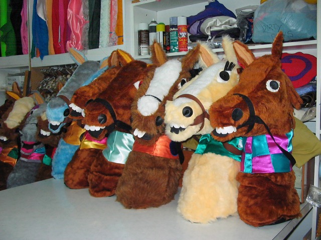 Characterised Horse Head Costumes