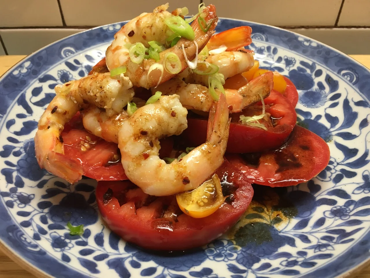 TICKING THE BOXES WITH PRAWNS AND TOMATOES