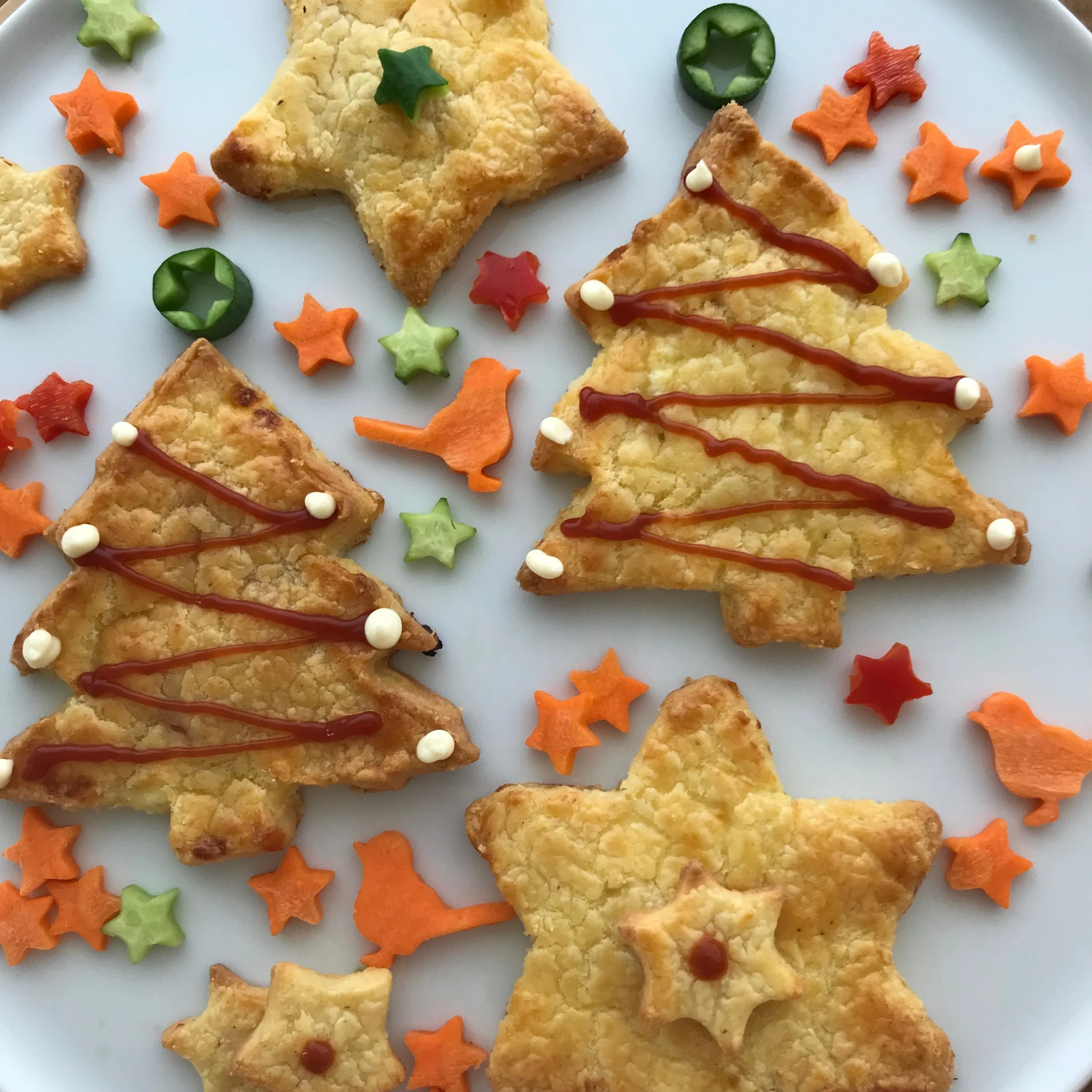CHEESE &amp; HAM PASTRIES FOR THE CHILDREN