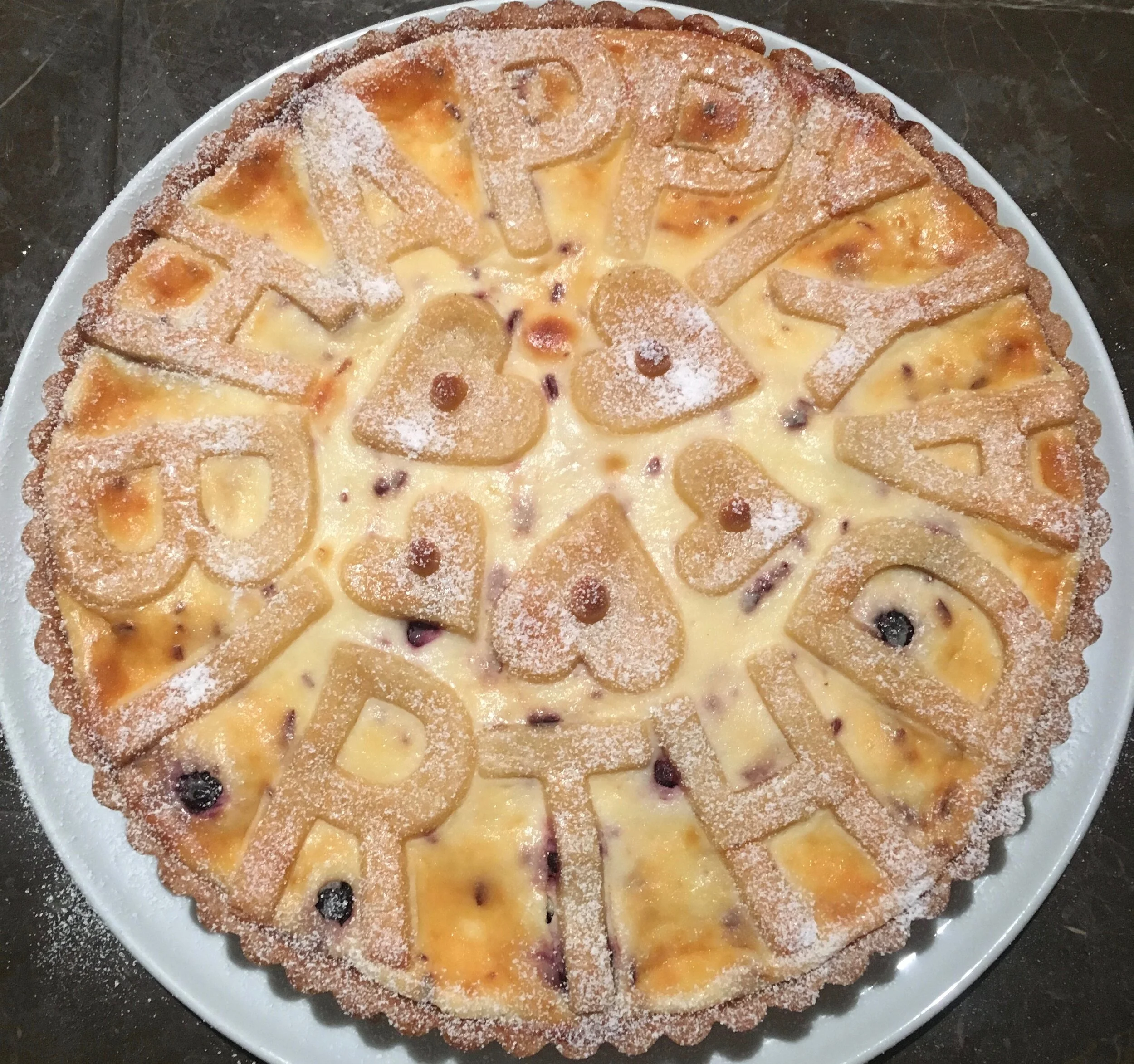 CHERRY AND RICOTTA TART
