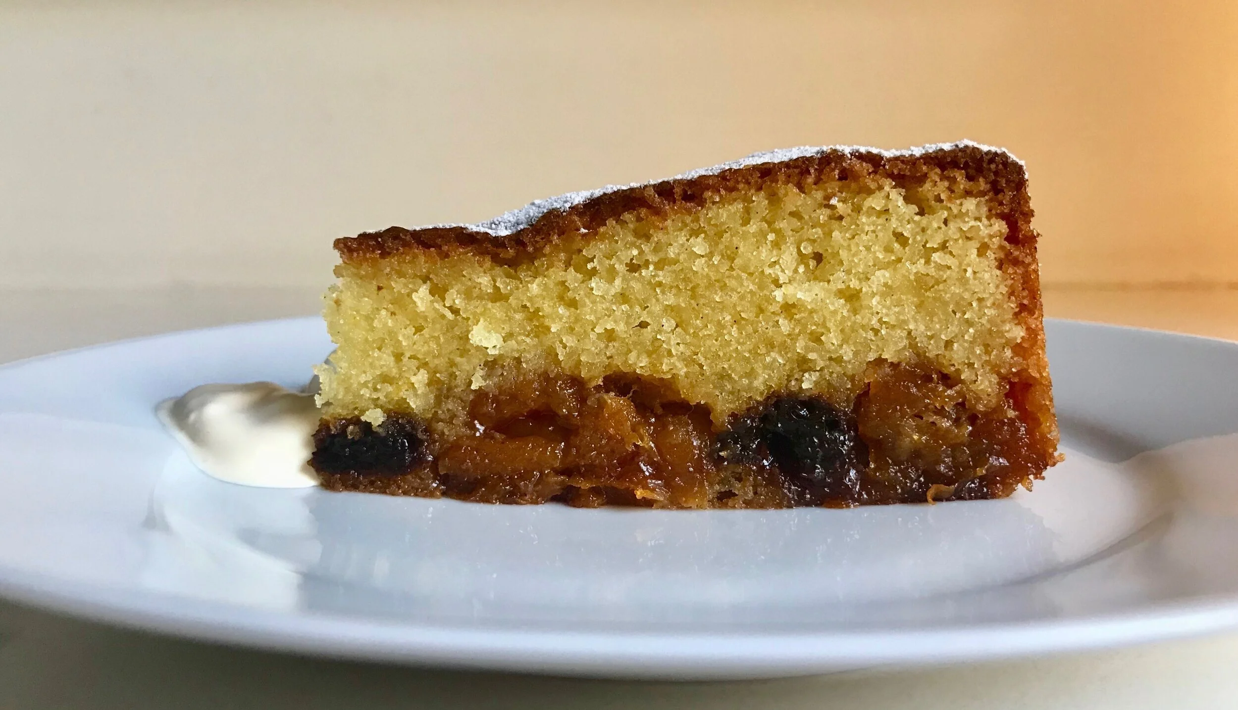 APRICOT, PRUNE AND ALMOND CAKE