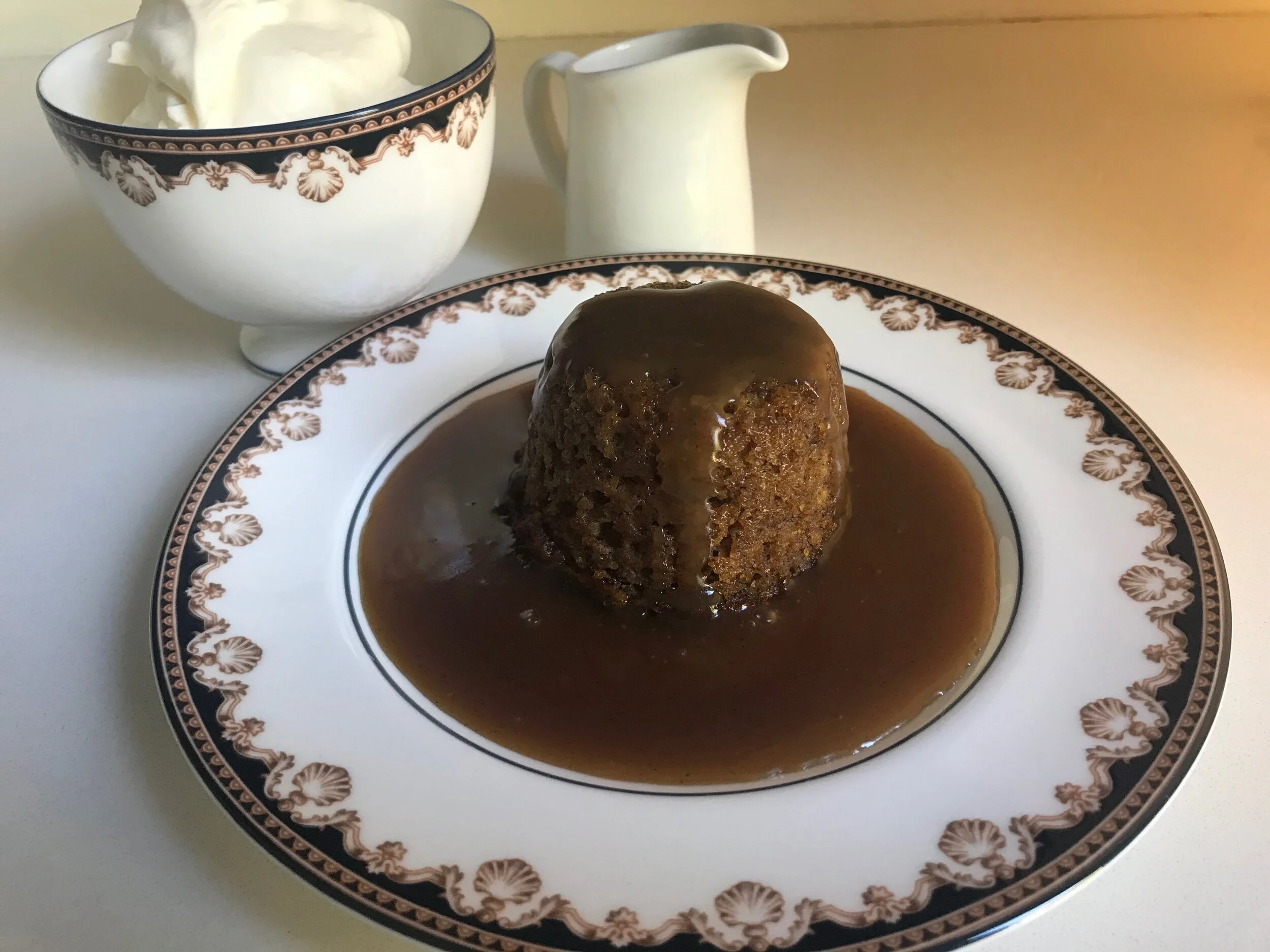 DATE PUDDINGS WITH TOFFEE SAUCE