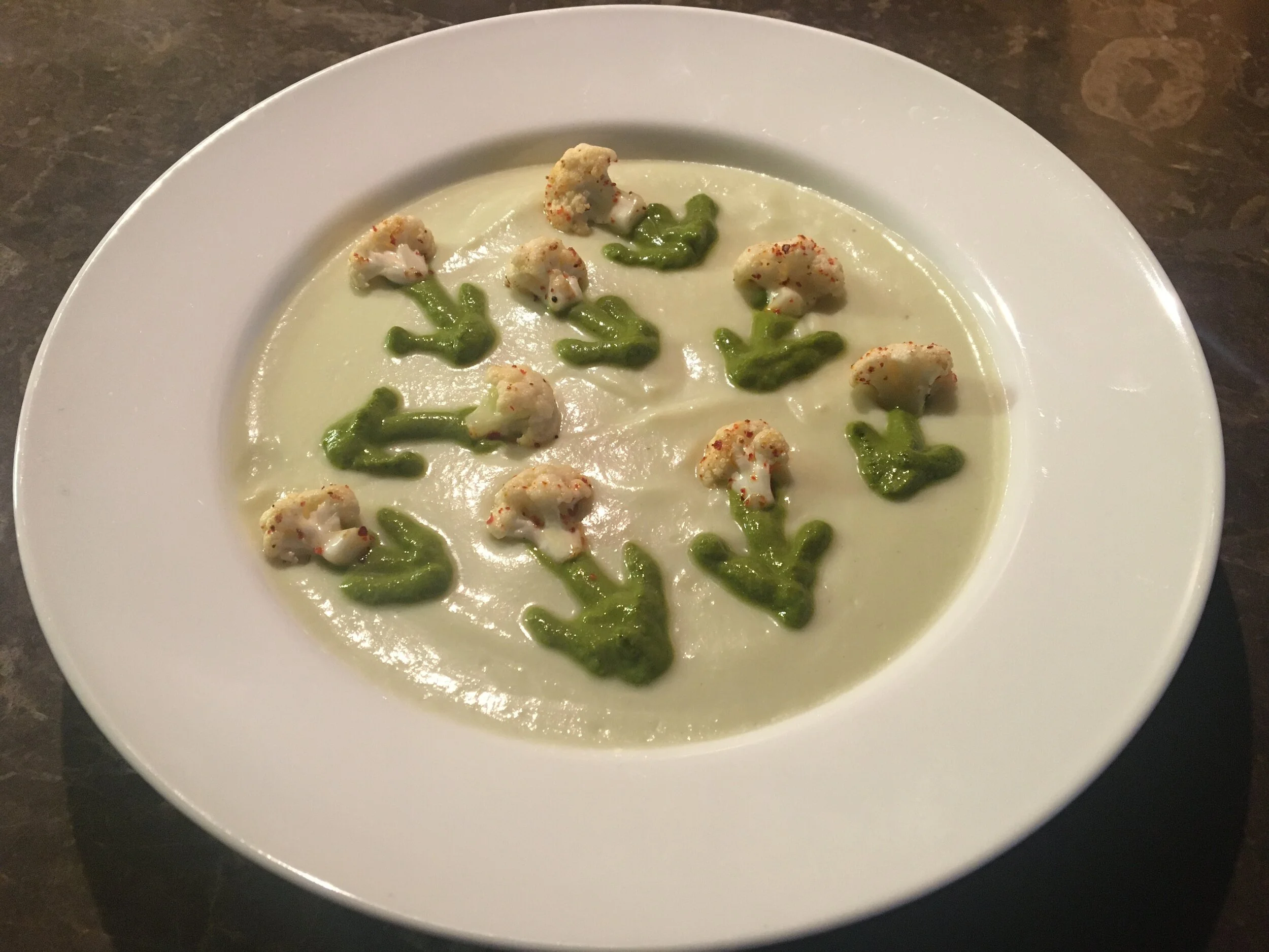 SILKEN TOFU AND CAULIFLOWER SOUP