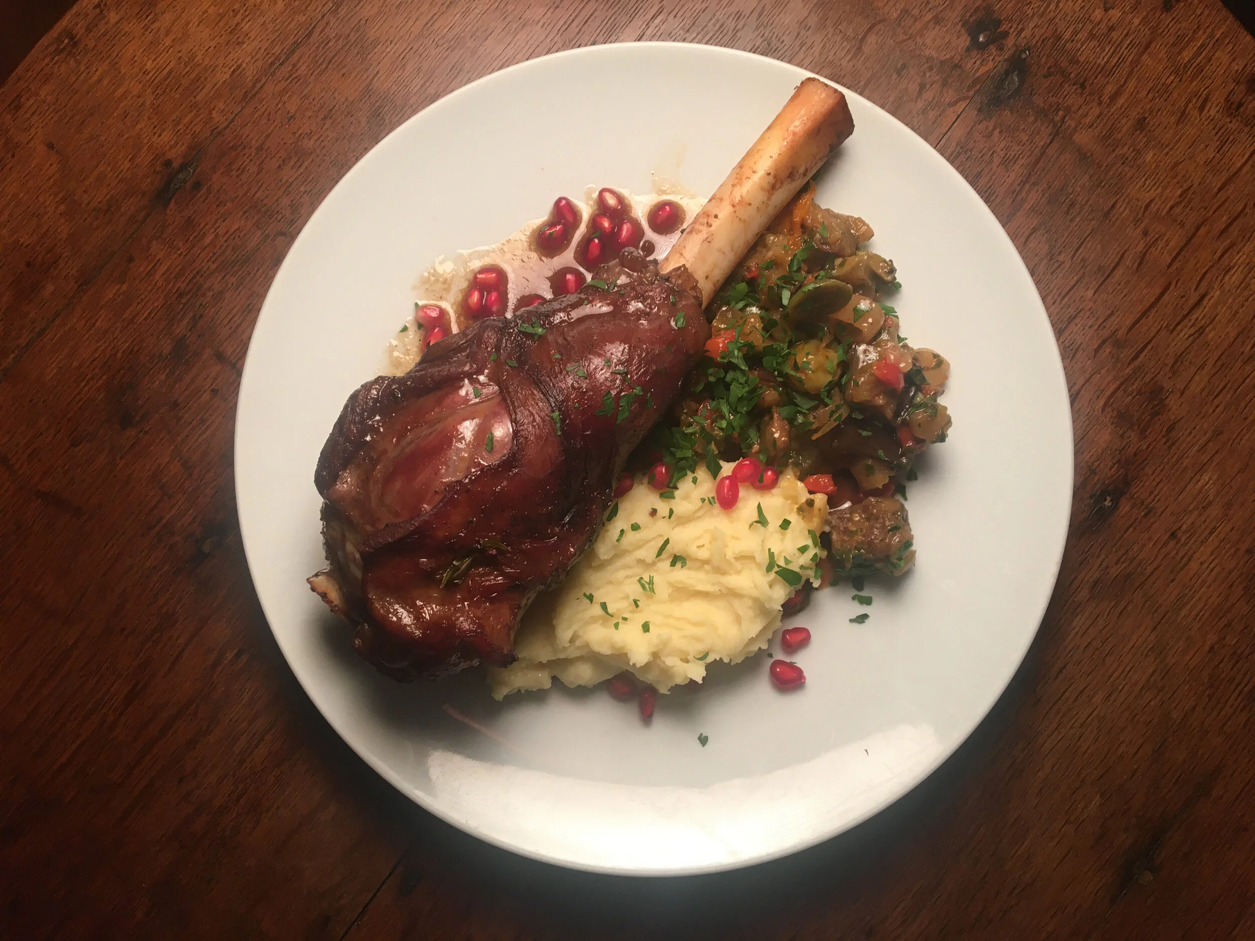 SLOW ROASTED LAMB SHANKS
