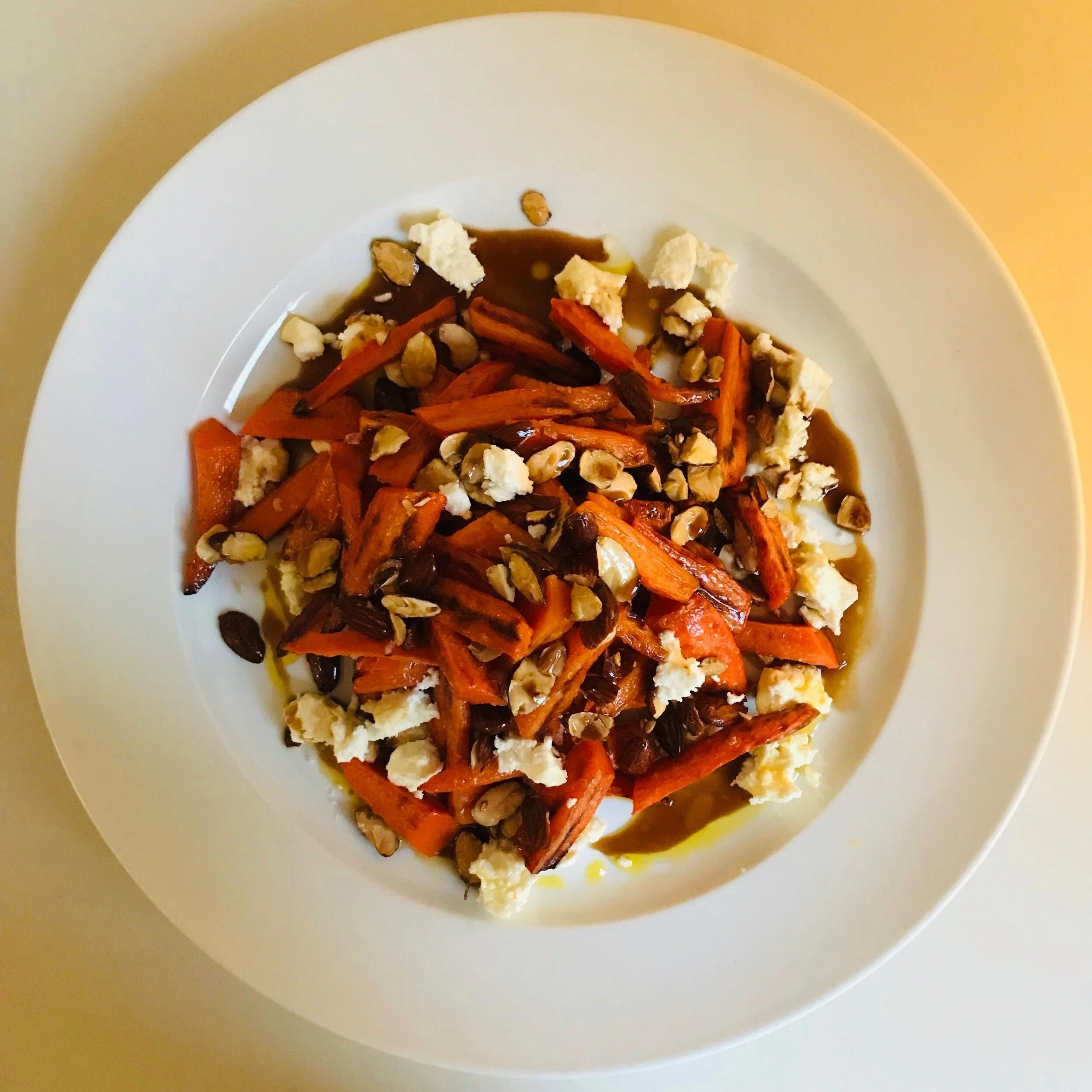 ROASTED CARROT SALAD OVERHEAD SQUARE.jpeg