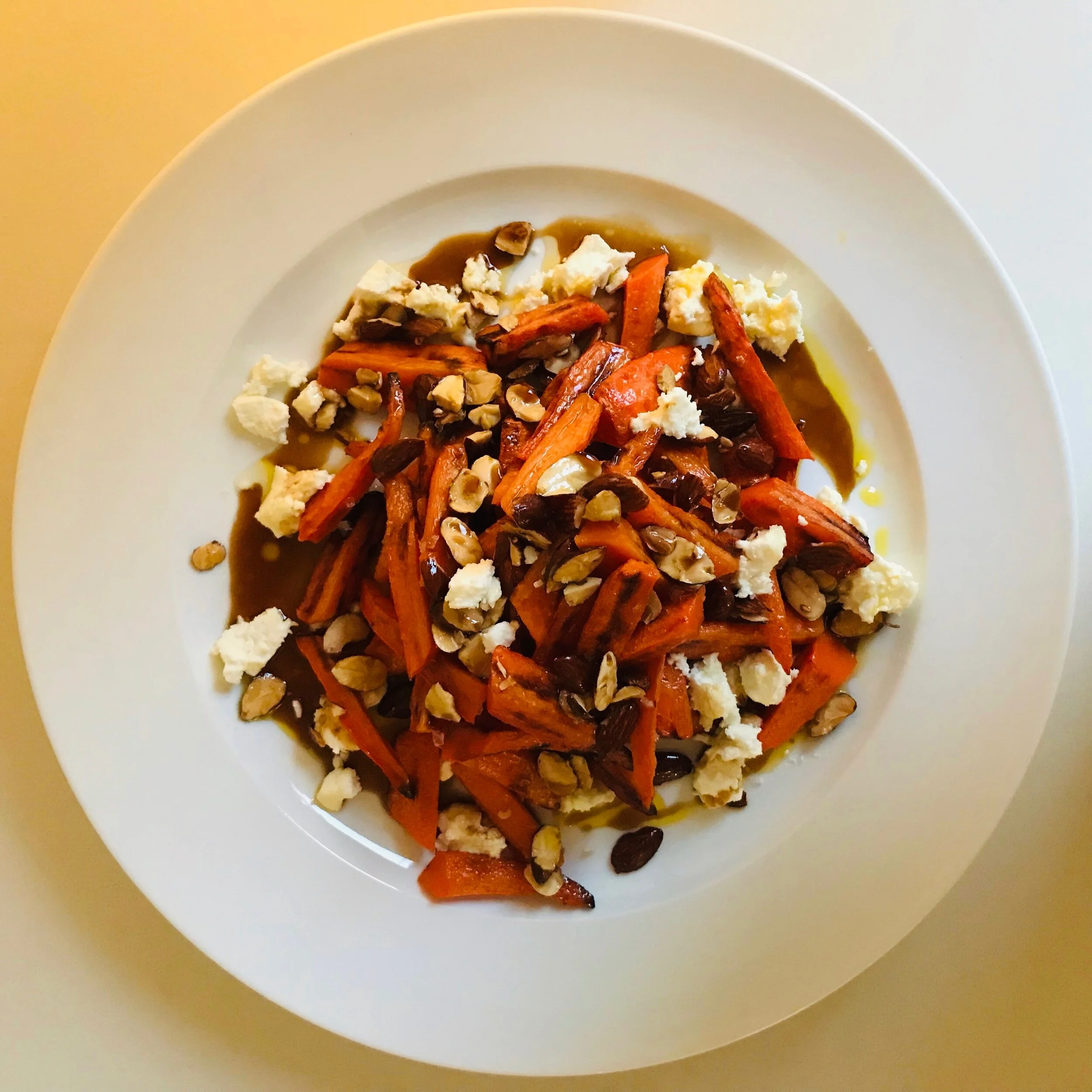 ROASTED CARROT SALAD OVERHEAD SQUARE.jpeg
