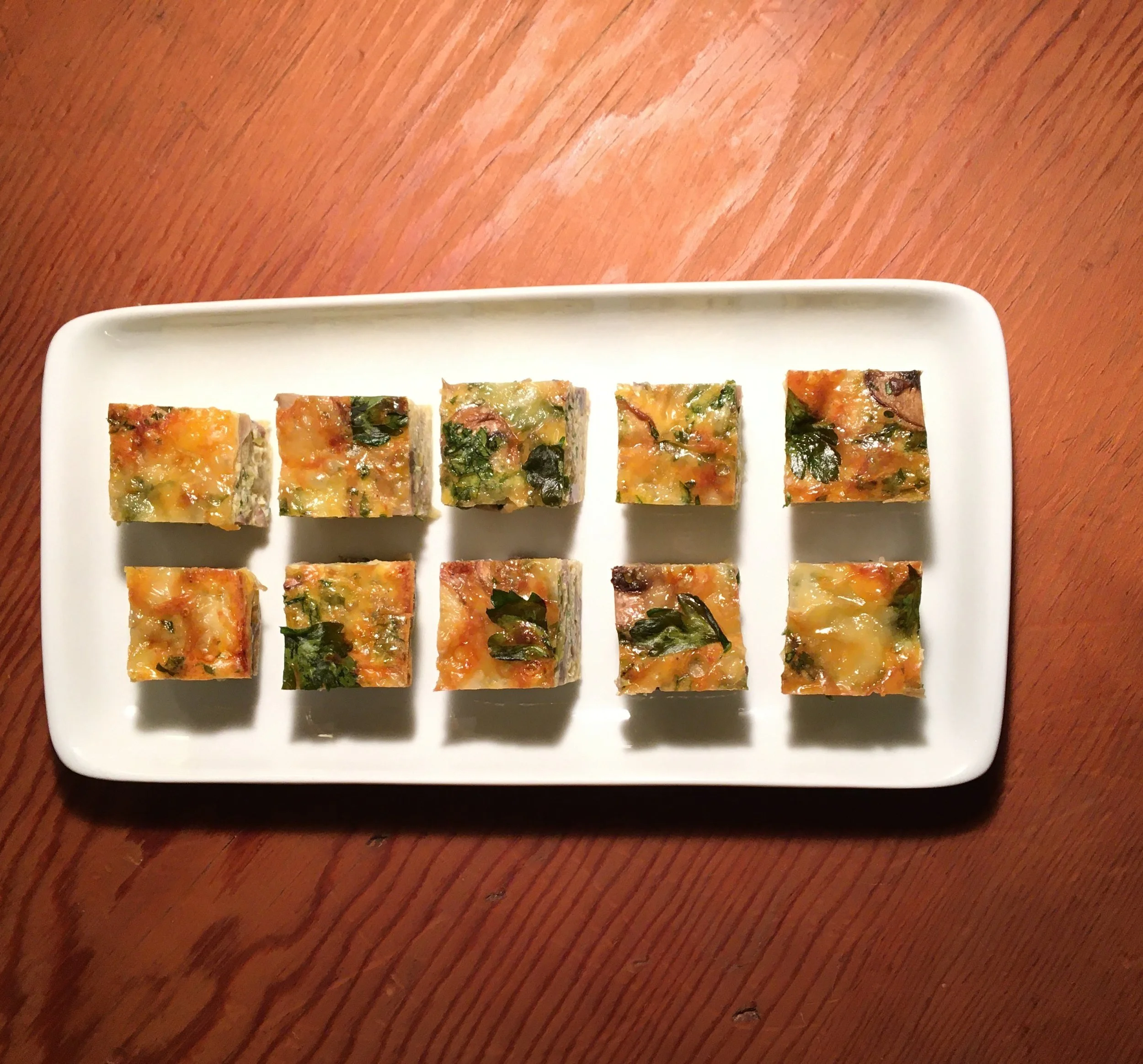 MUSHROOM AND LEEK FRITTATA
