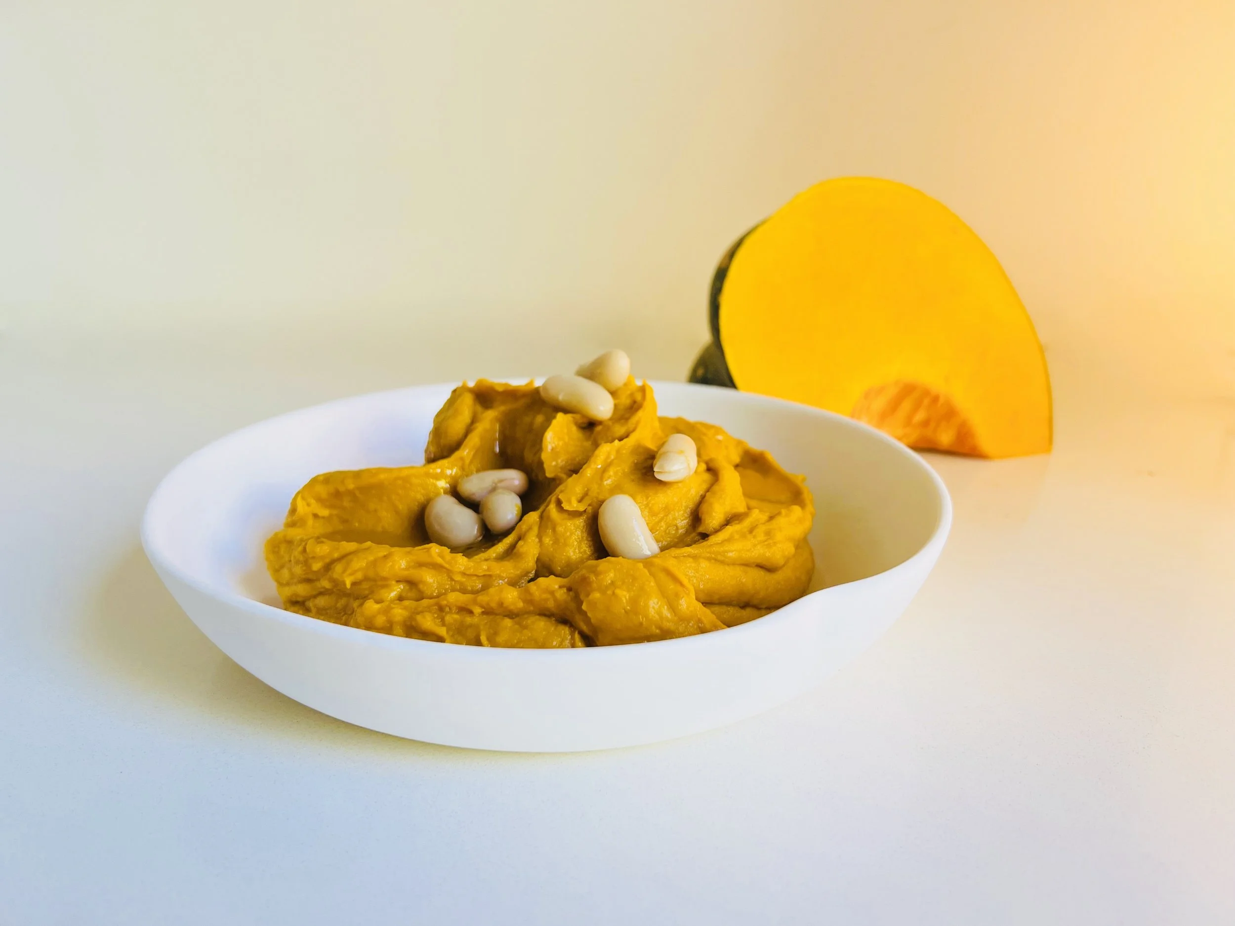 ROAST PUMPKIN, WHITE BEAN AND MISO PUREE