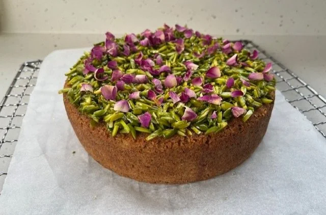 PISTACHIO AND LIME CAKE