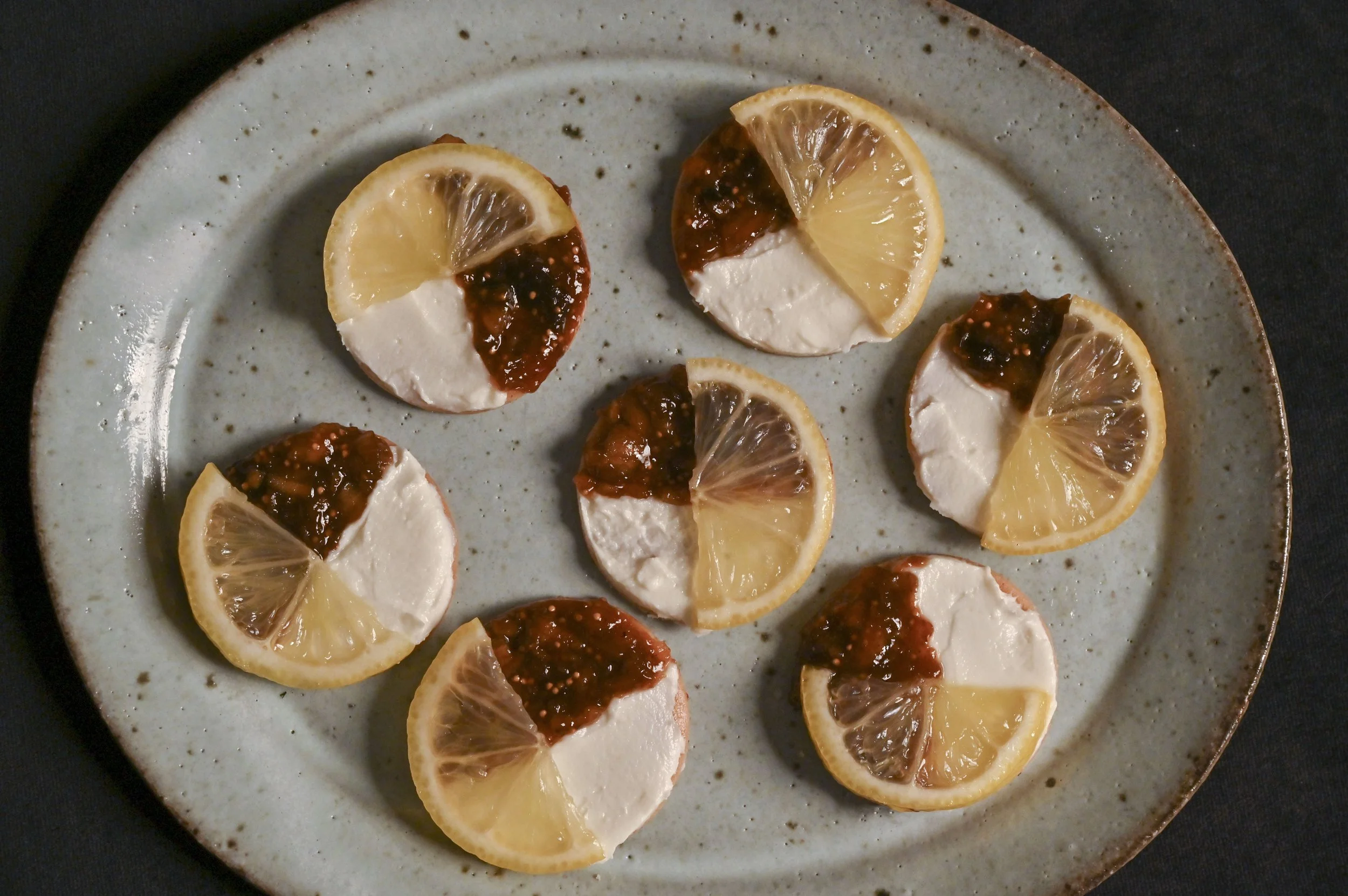 FIG, FETA AND PICKLED LEMON CRACKERS