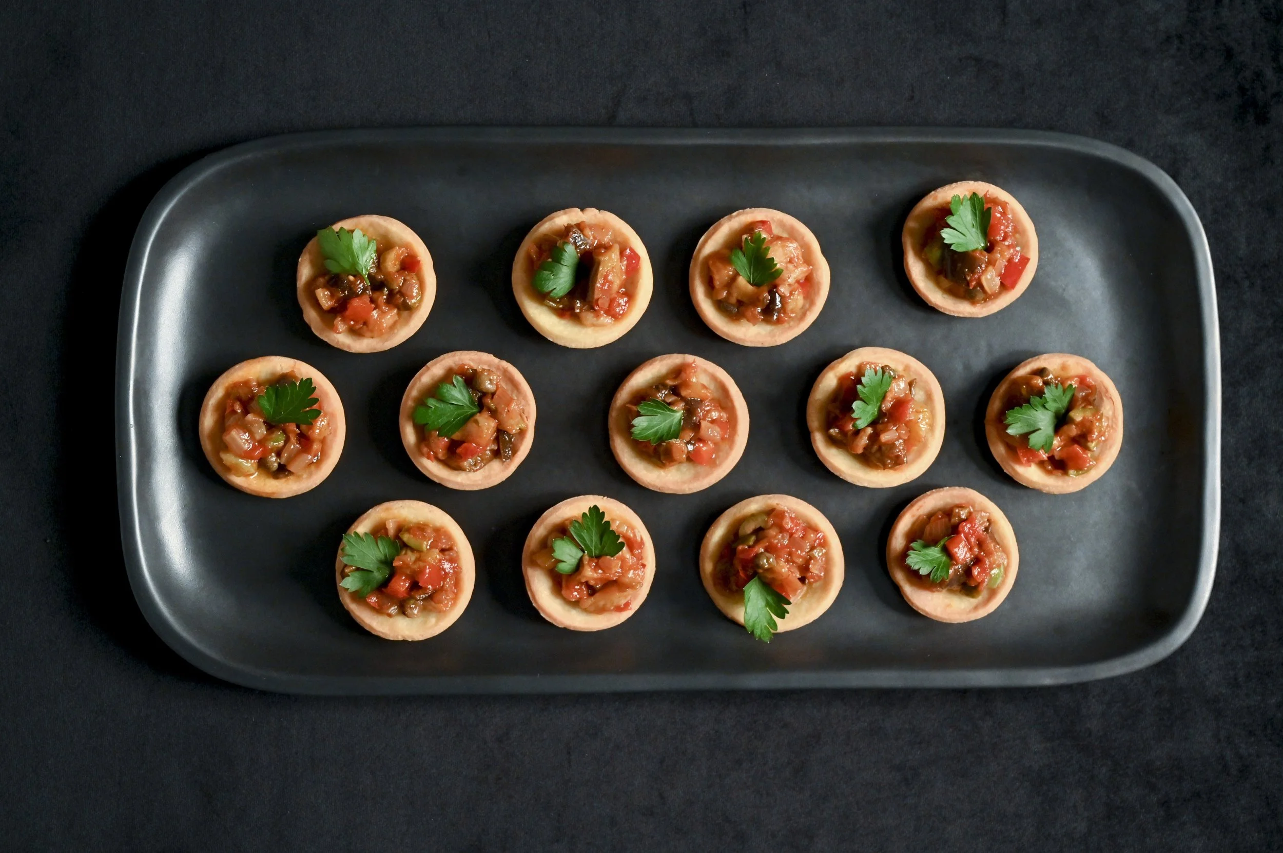 CAPONATA TARTS