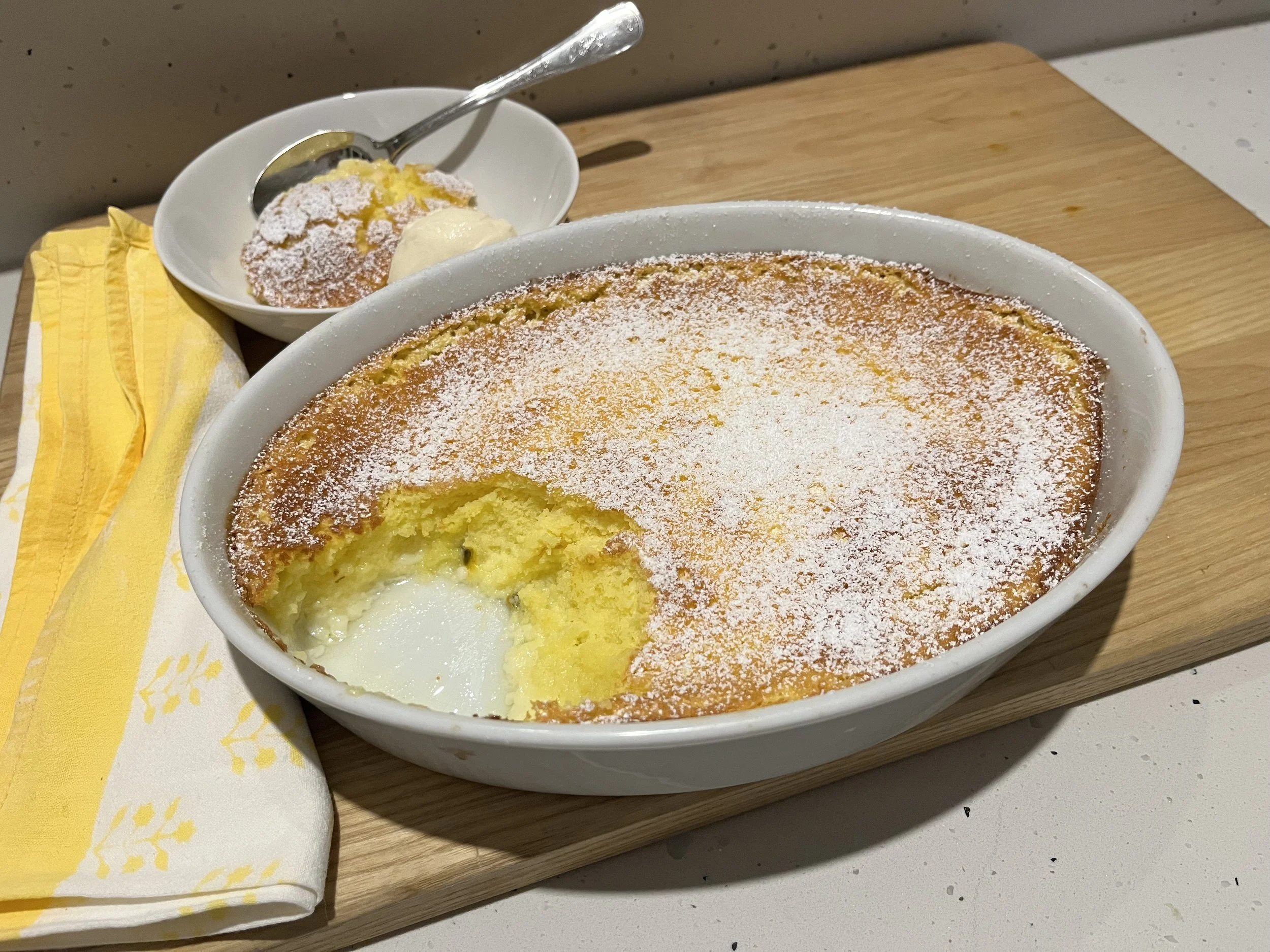 PASSIONFRUIT PUDDING