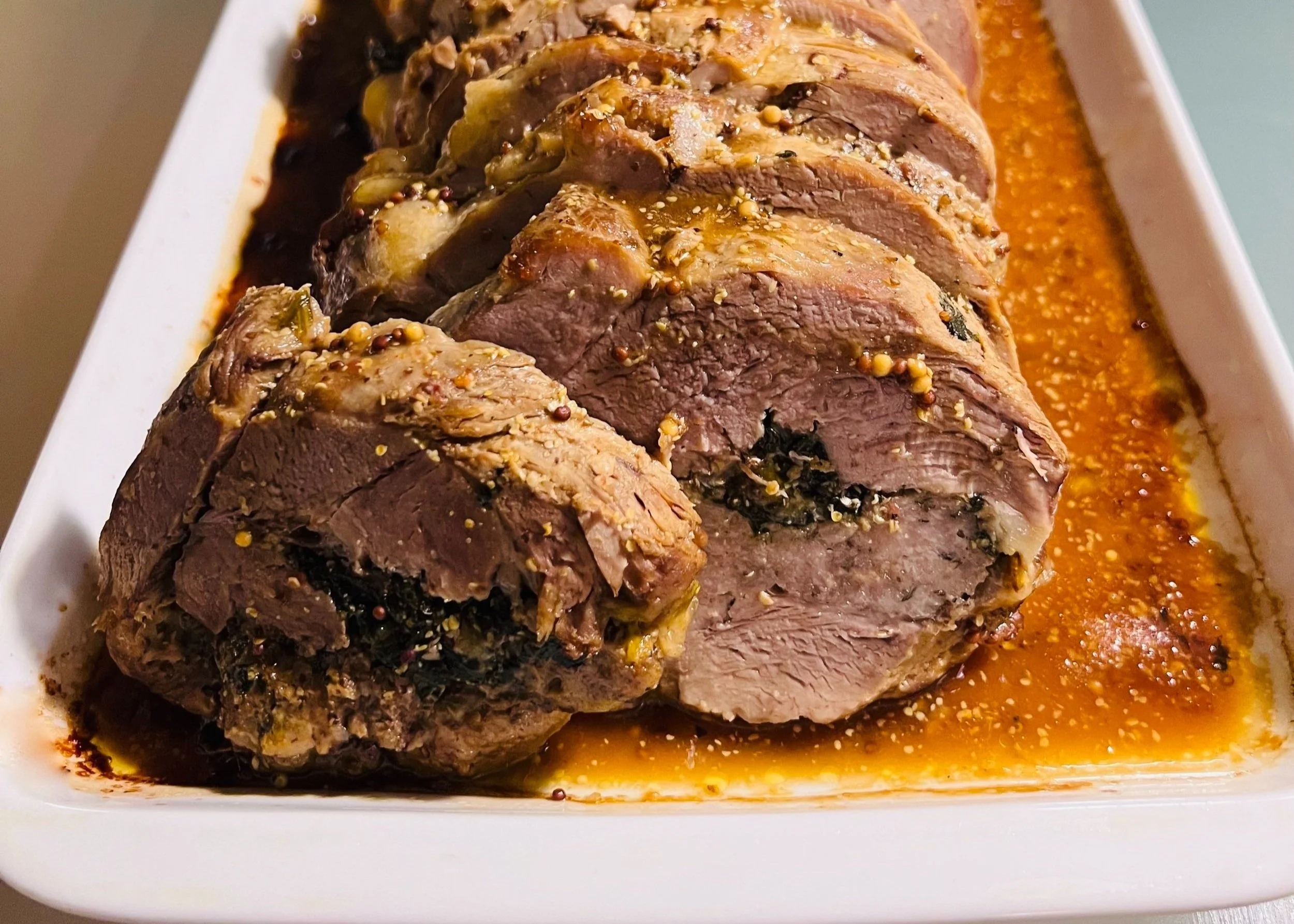 STUFFED ROAST VEAL…