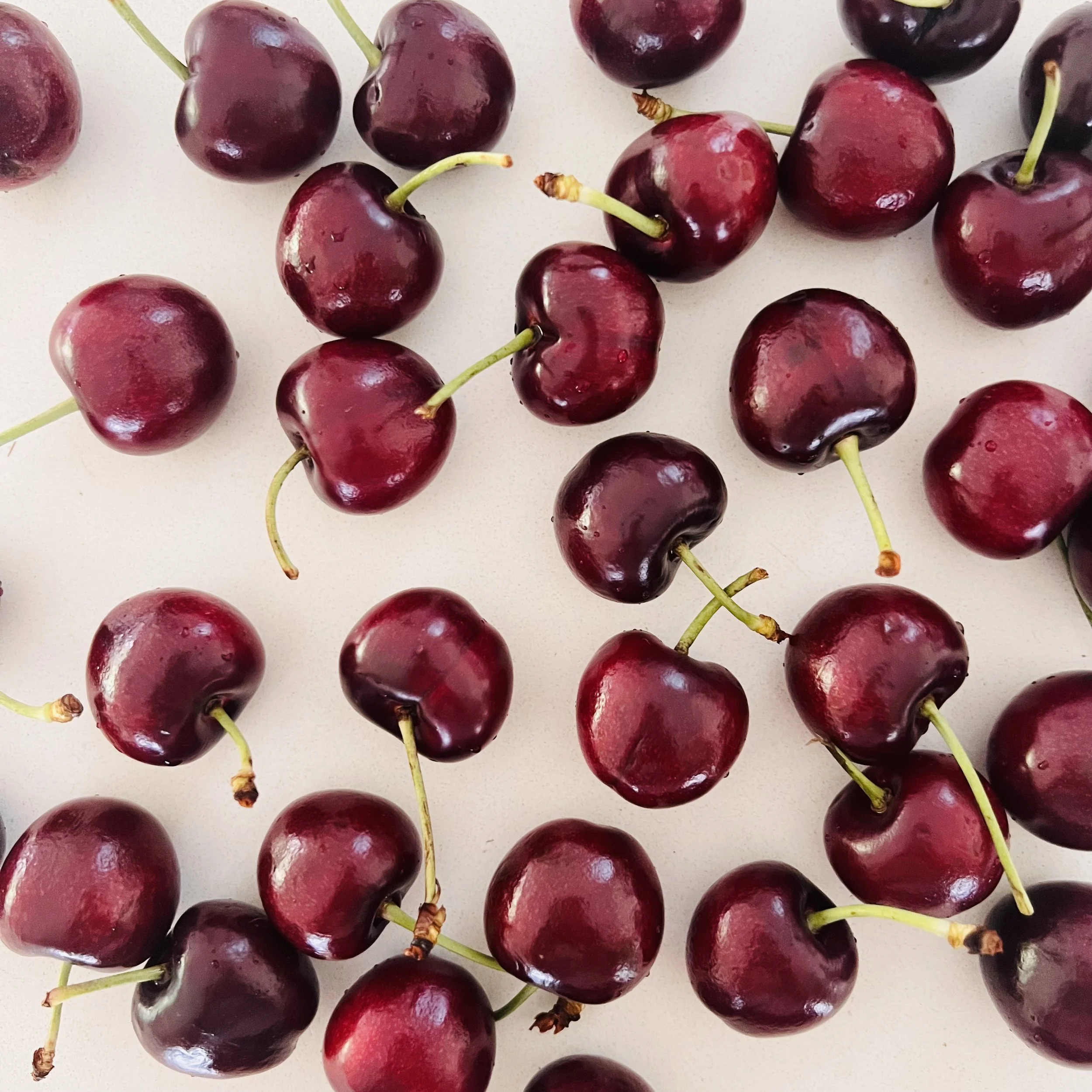 MASCARPONE CREAMS WITH SPICED CHERRIES, ALMONDS AND CHOCOLATE