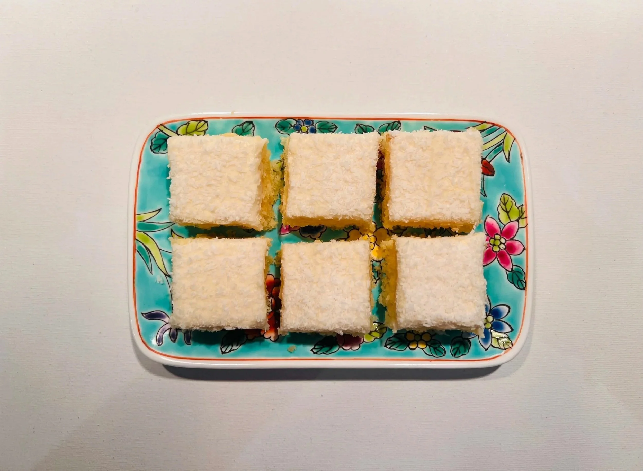 LEMON AND COCONUT SLICE