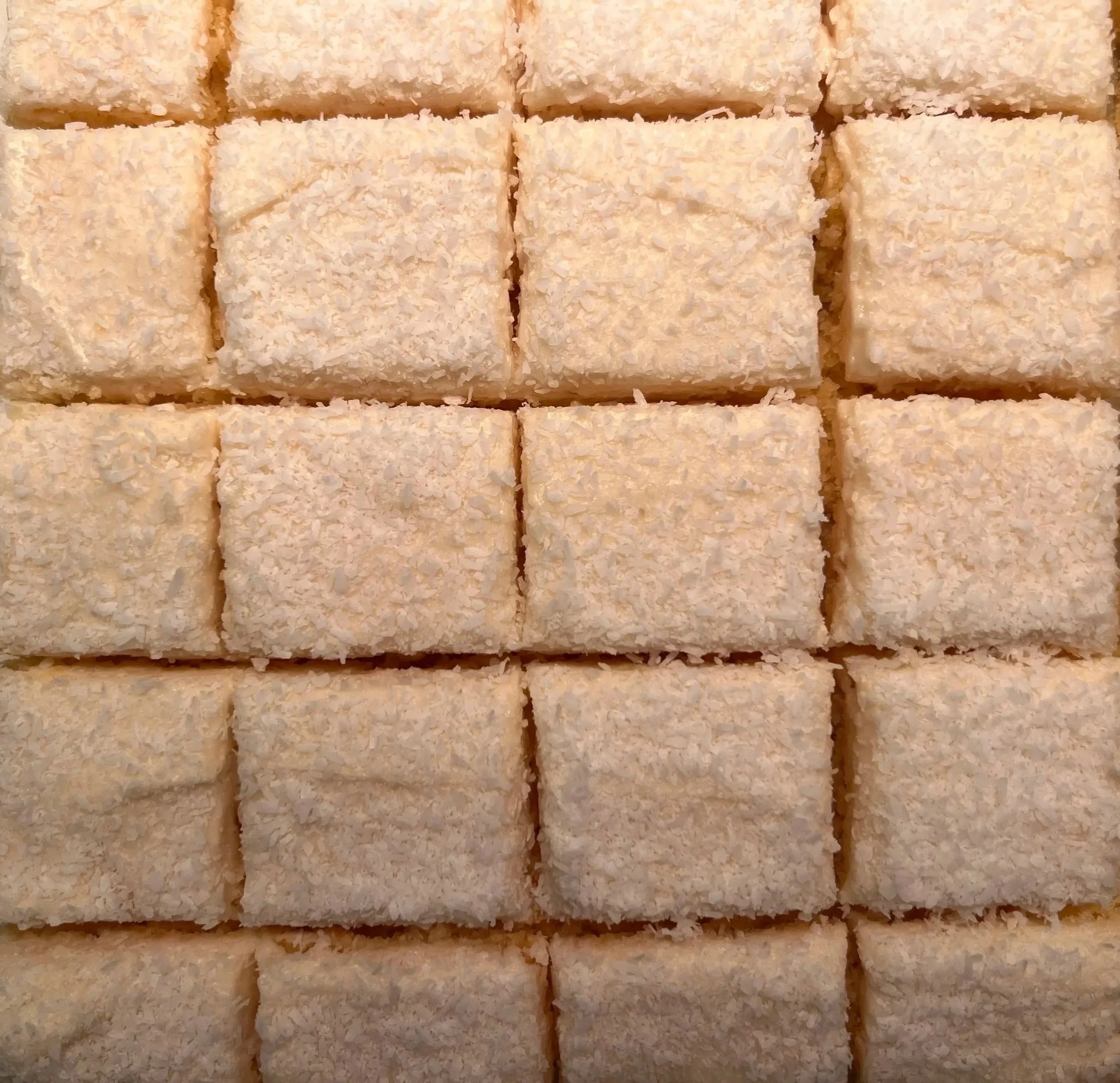 LEMON AND COCONUT SLICE