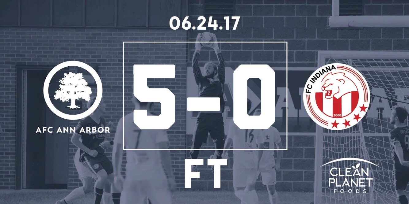 12' Muskwe, 27' Brietmeyer, 49' Lasinski, 51' Farkas, 65' Cisse // Audi Ann Arbor Man of the Match: Yuri Farkas // Match Recap