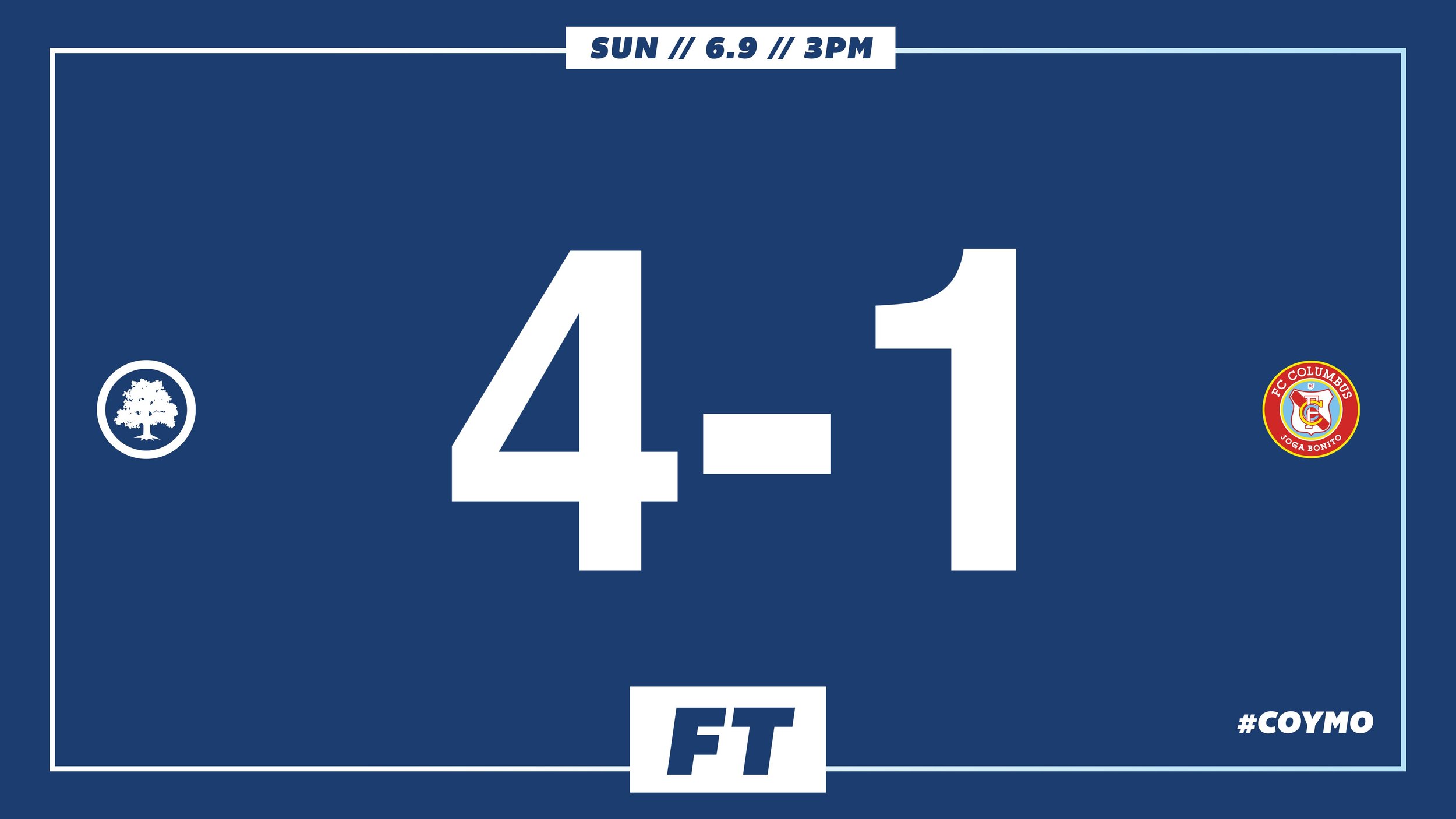 Matthews 5’, Matthews 29’, Dass 37’, Chalbaud 66’ // Match Report // Audi Ann Arbor Man of the Match: Yazeed Matthews
