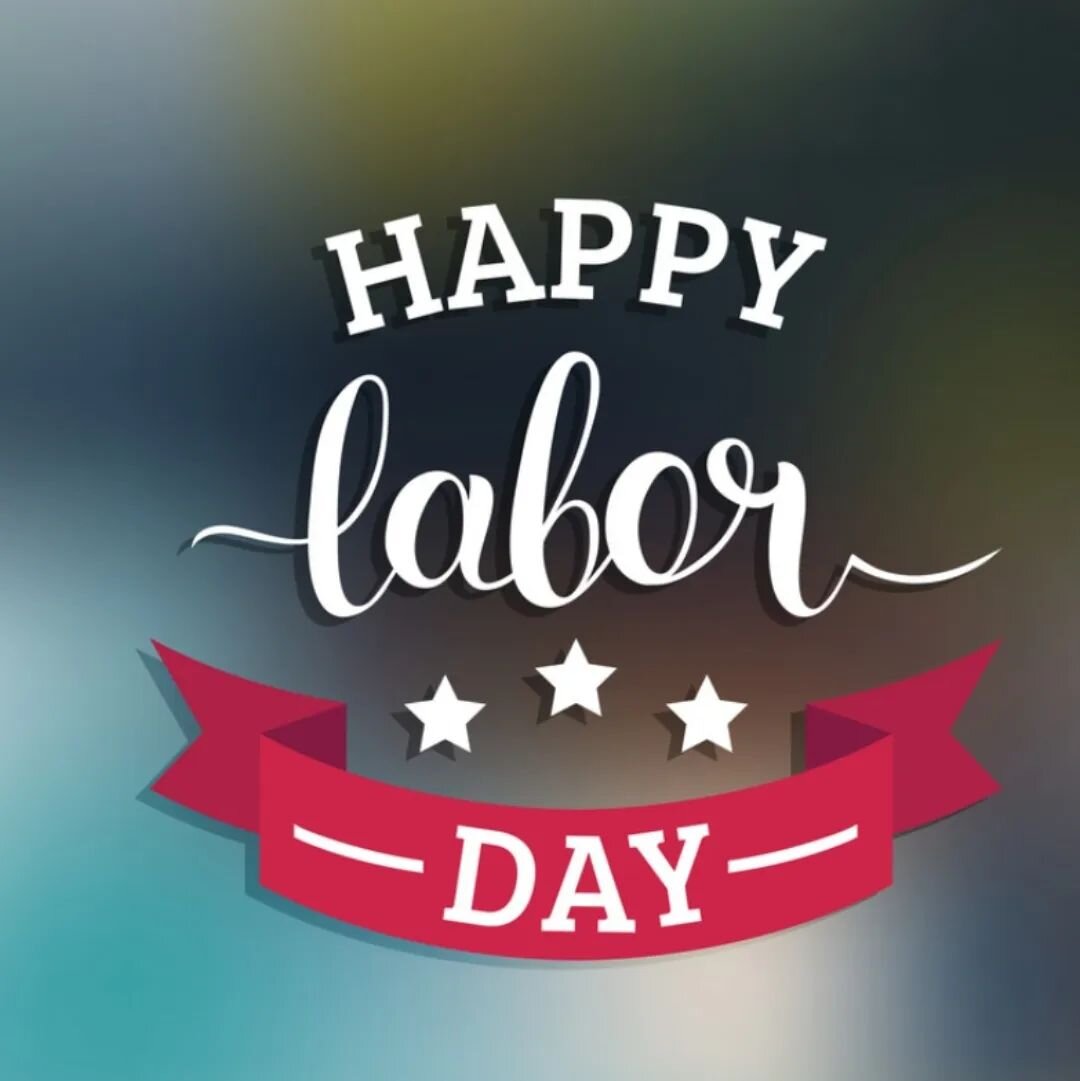 Happy Monday and Happy Labor Day!

We hope everyone had a fun and safe holiday weekend.