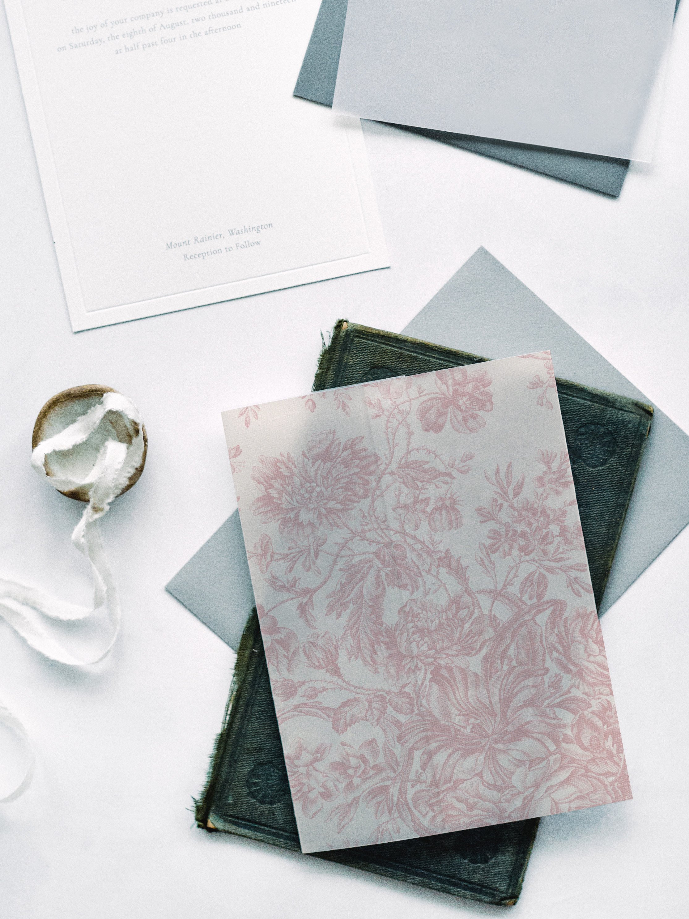 Pink Botanical Toile