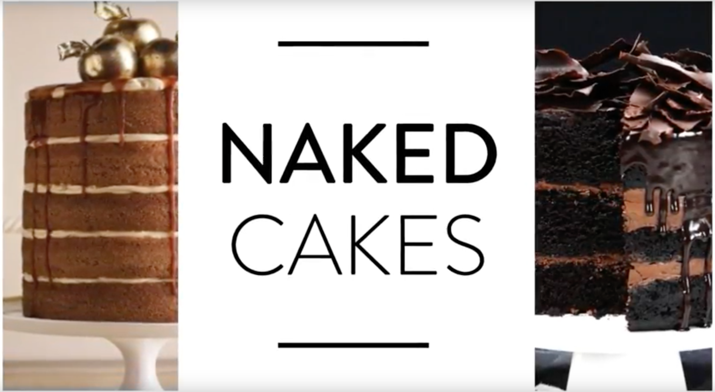 LET YOUR CAKE BE NAKED - IDEAS FOR NAKED WEDDING CAKES