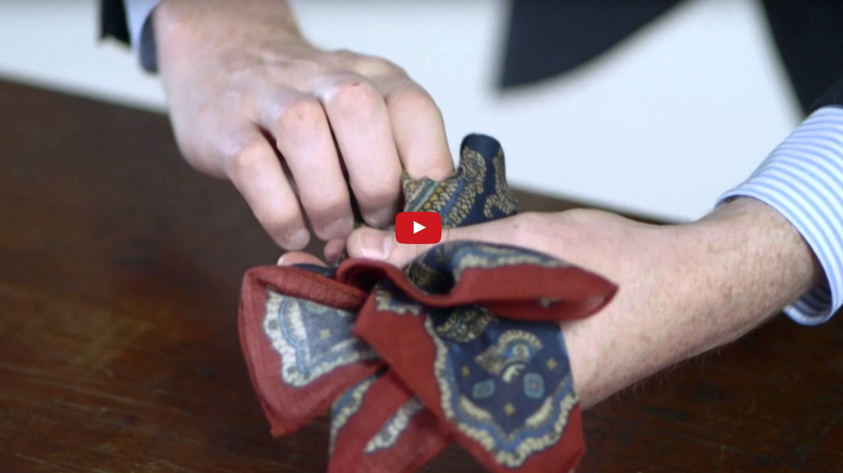 HOW TO FOLD A POCKET SQUARE