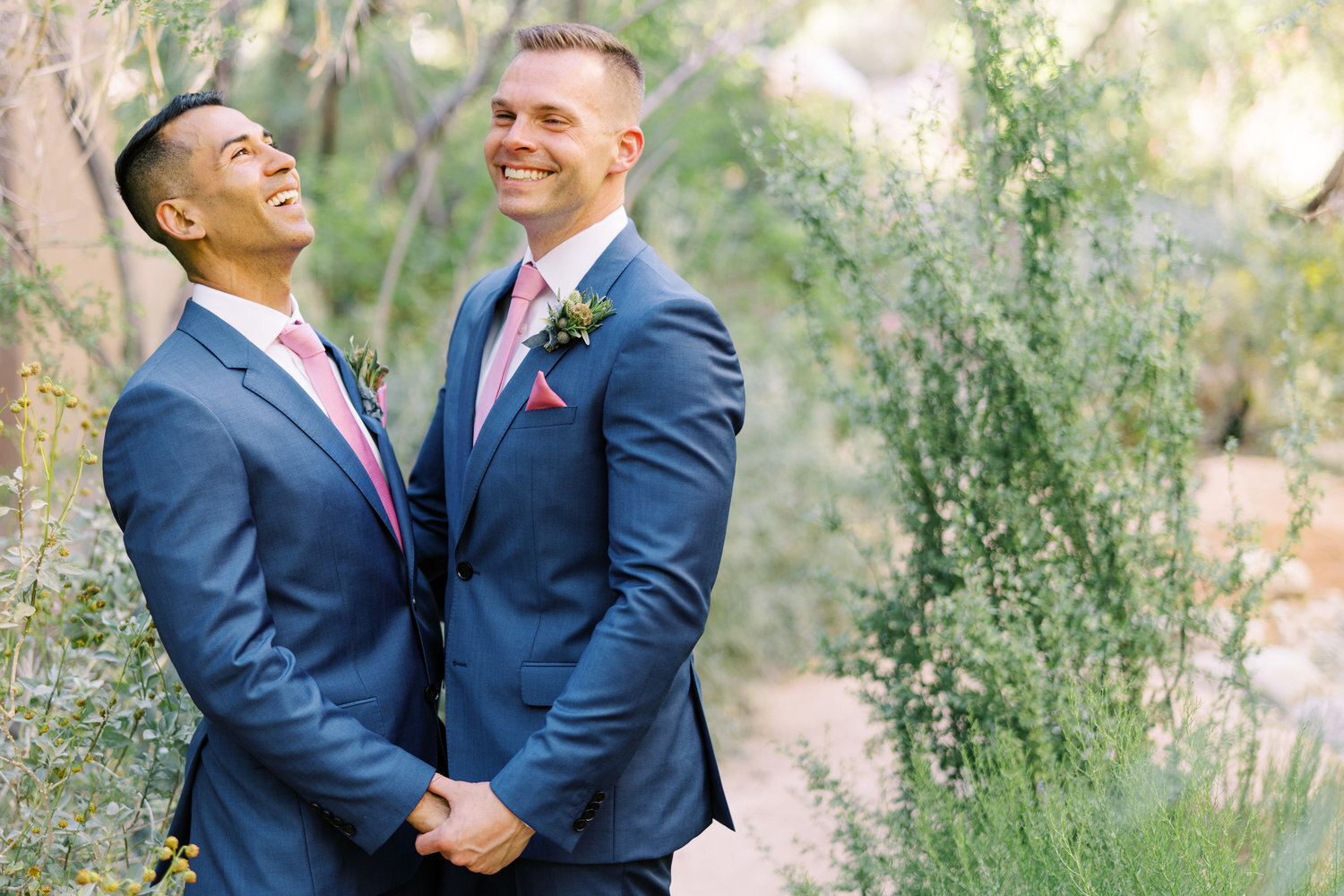 Miguel & Wes’s Snowy Proposal & Las Vegas Wedding