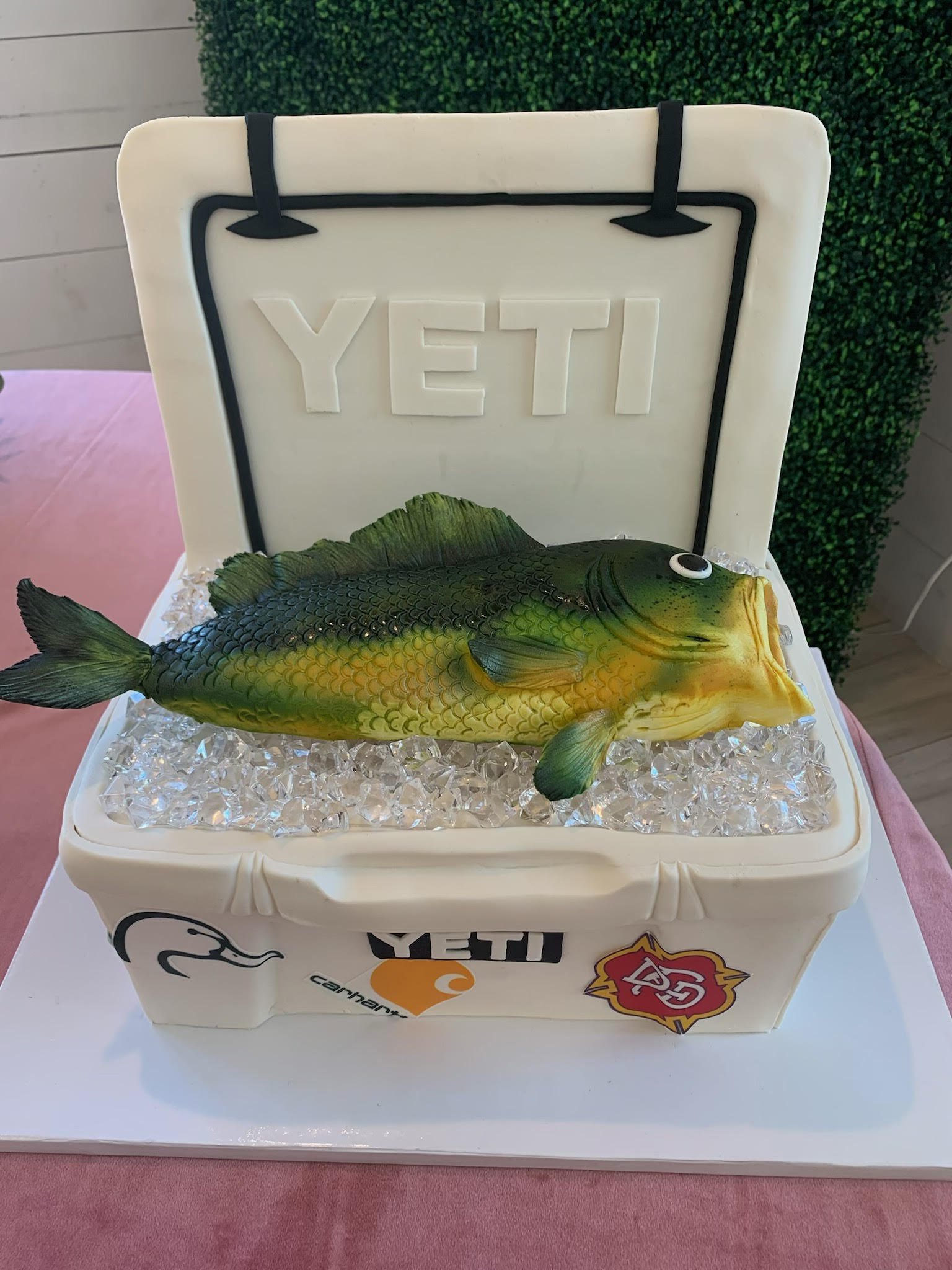 Yeti with Fish Groom's Cake.jpg