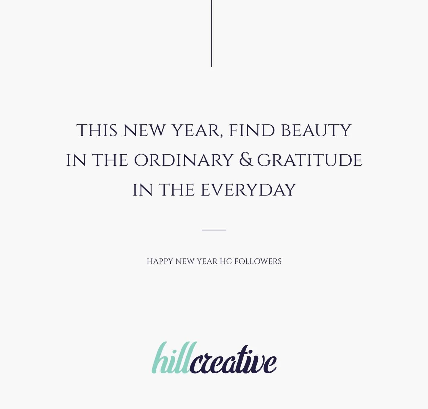 Happy New Year! Thank you to all my supportive clients for another wonderful year at HC. I&rsquo;m extremely grateful. Enjoy your time with family &amp; loved ones 🩷