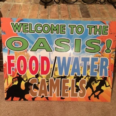 Joe Gow, Sandy, Scott, and Tina will welcome you to the Oasis at mile 73! 